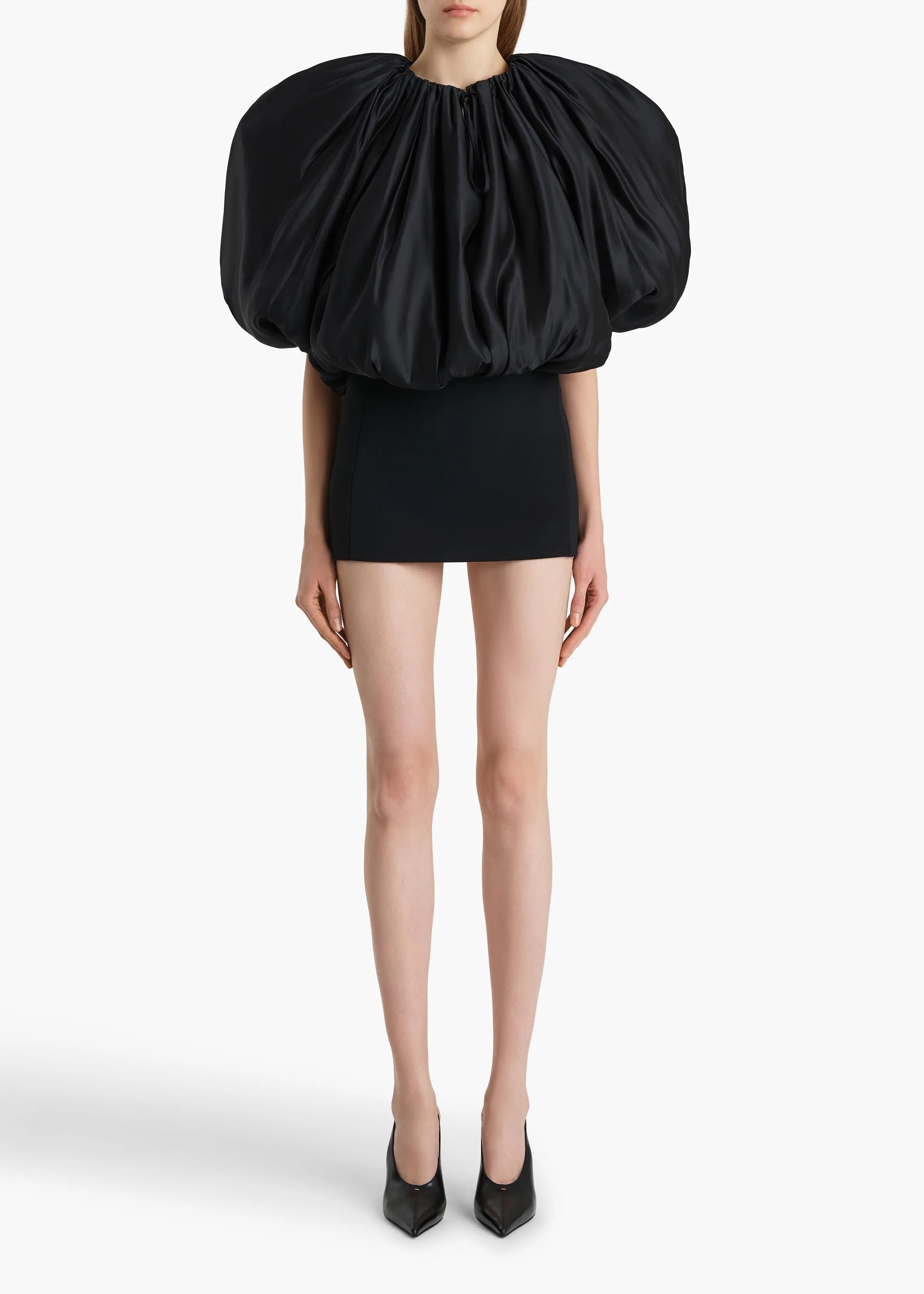 Siel Dress in Black sold by KHAITE product image thumbnail 2