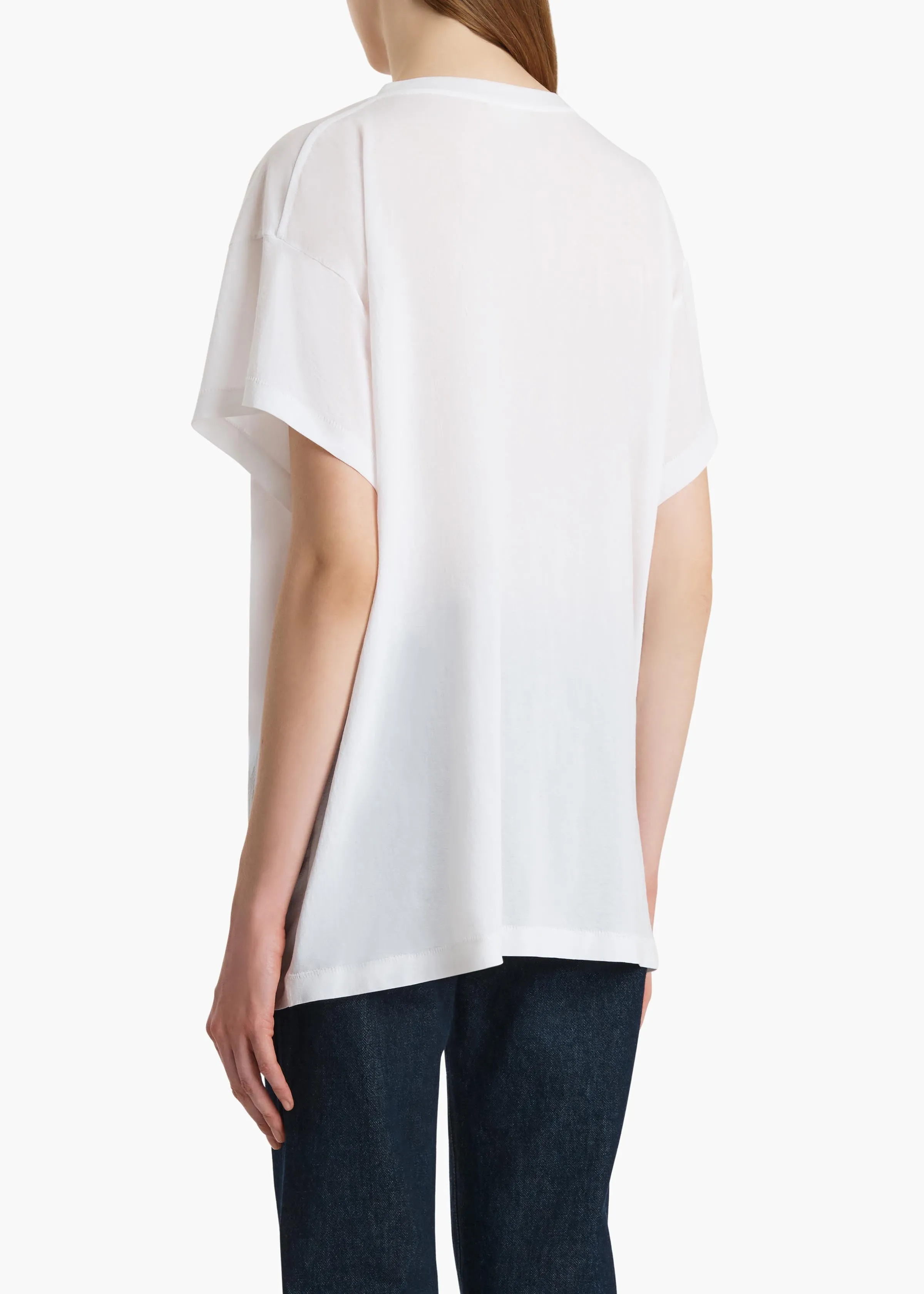 Wanda T-Shirt in White sold by KHAITE product image thumbnail 4