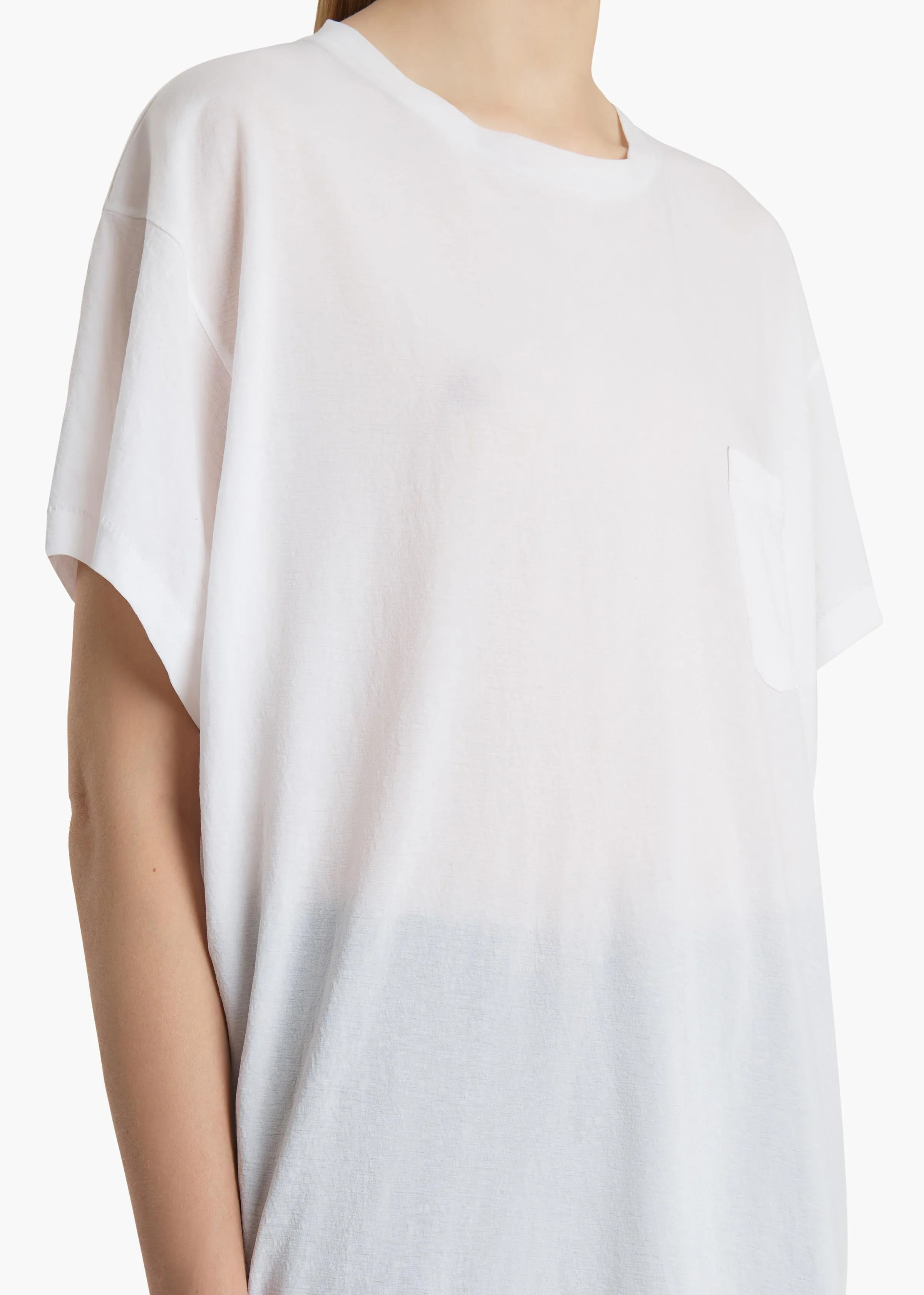 Wanda T-Shirt in White sold by KHAITE product image thumbnail 5