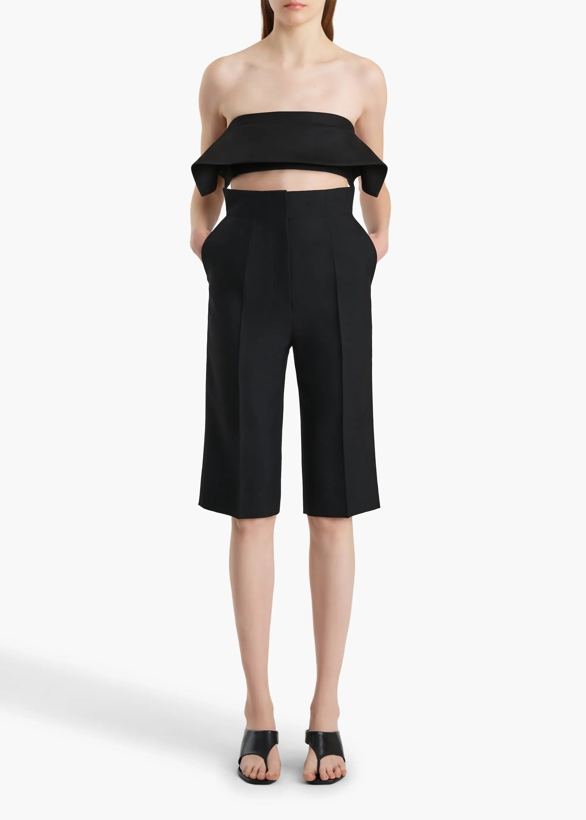 Kelsi Top in Black sold by KHAITE product image thumbnail 2