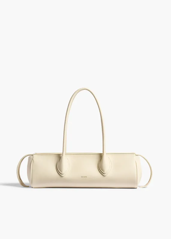 Donna Shoulder Bag in Cream Leather sold by KHAITE