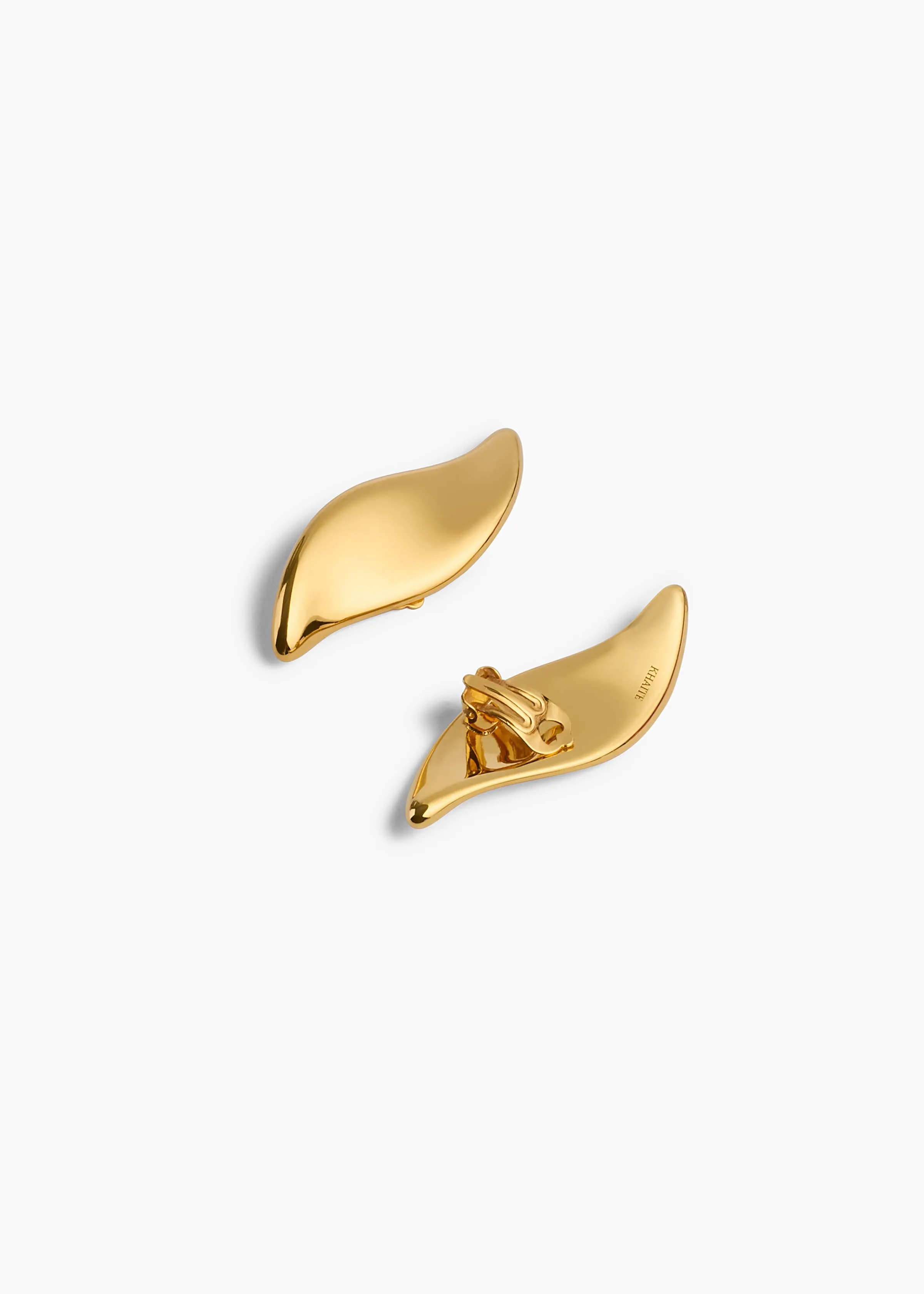 Leaf Earrings in Gold sold by KHAITE product image thumbnail 2