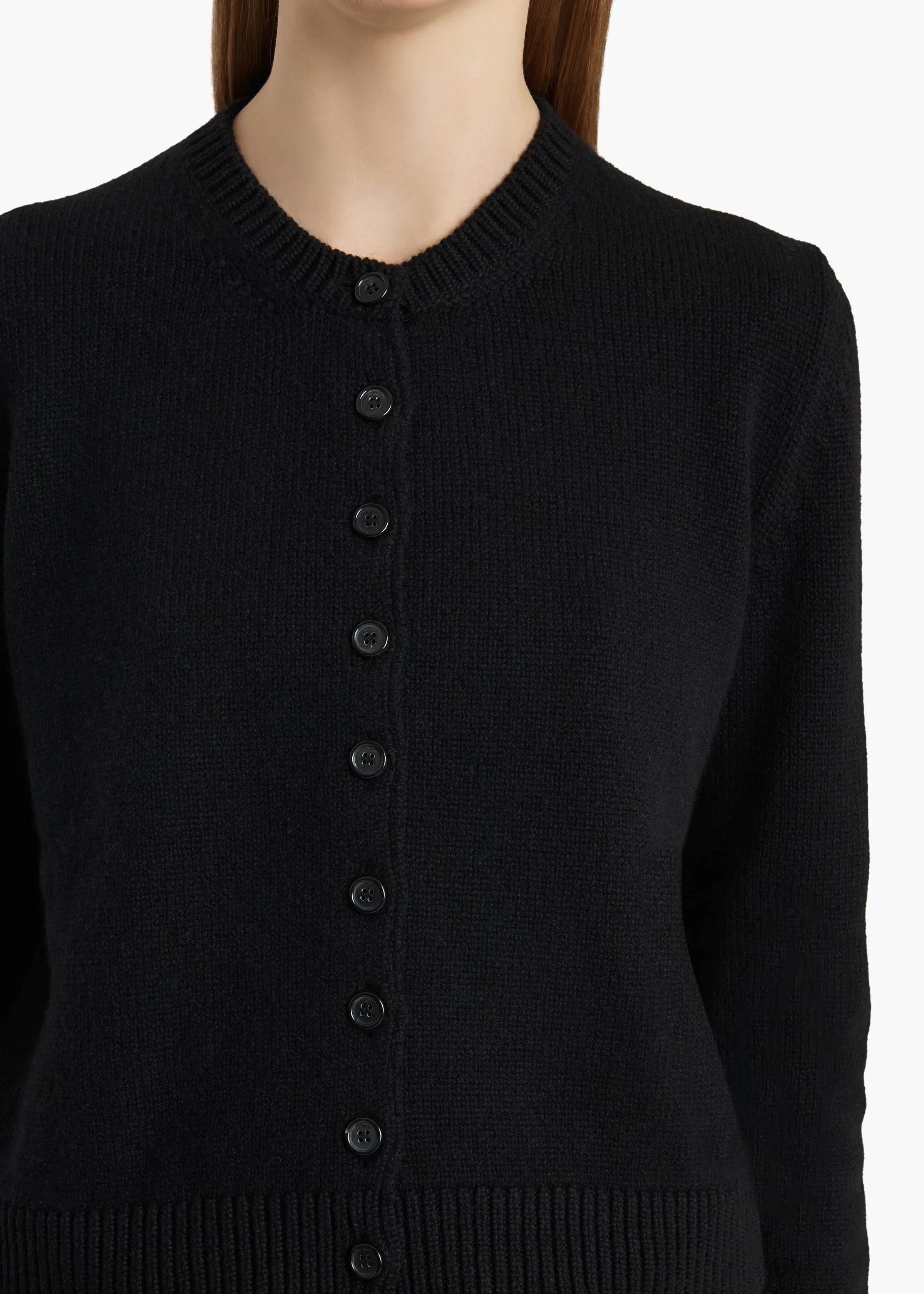 Everheart Cardigan in Black sold by KHAITE product image thumbnail 5