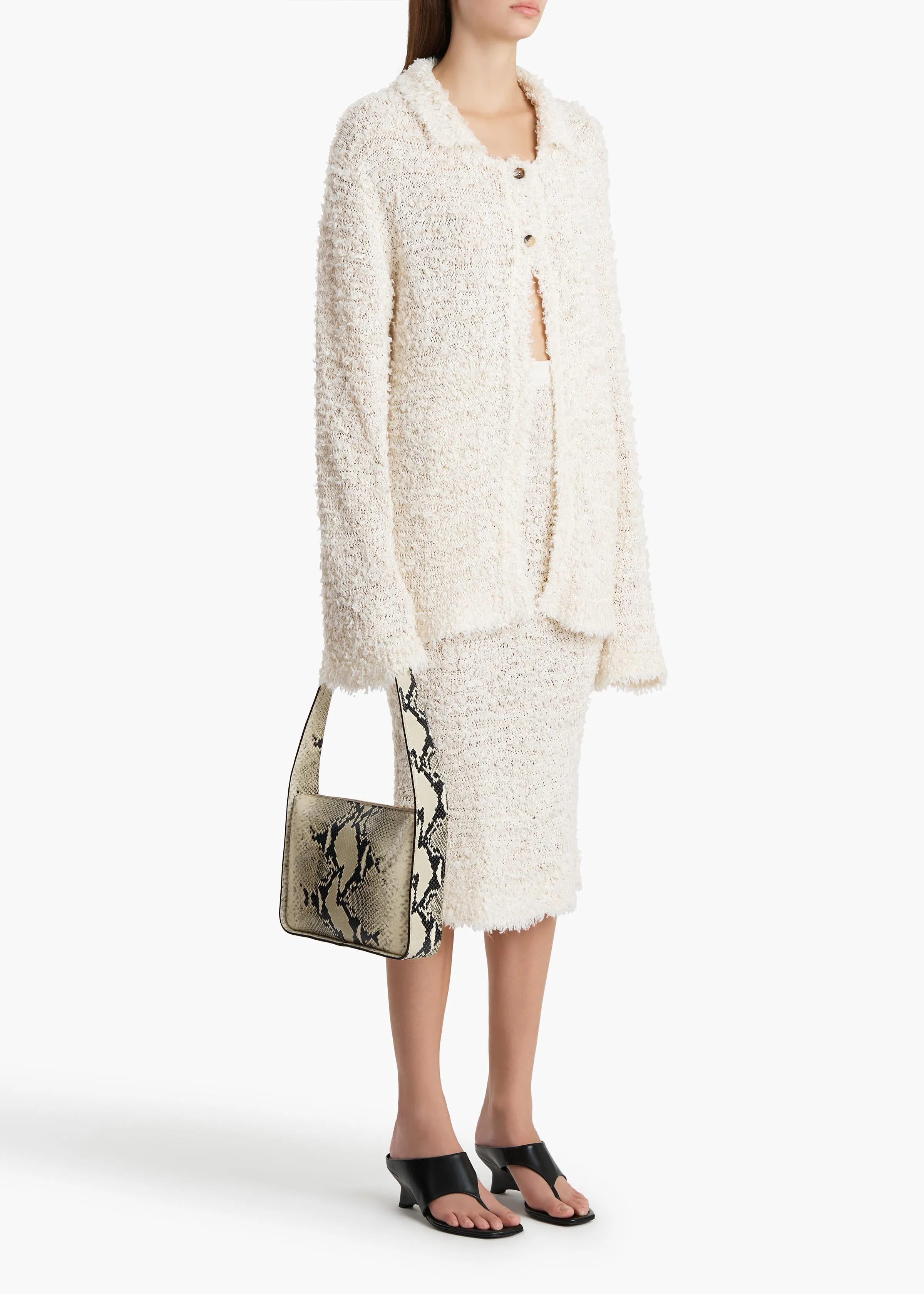 Jannae Cardigan in Ivory sold by KHAITE product image thumbnail 2