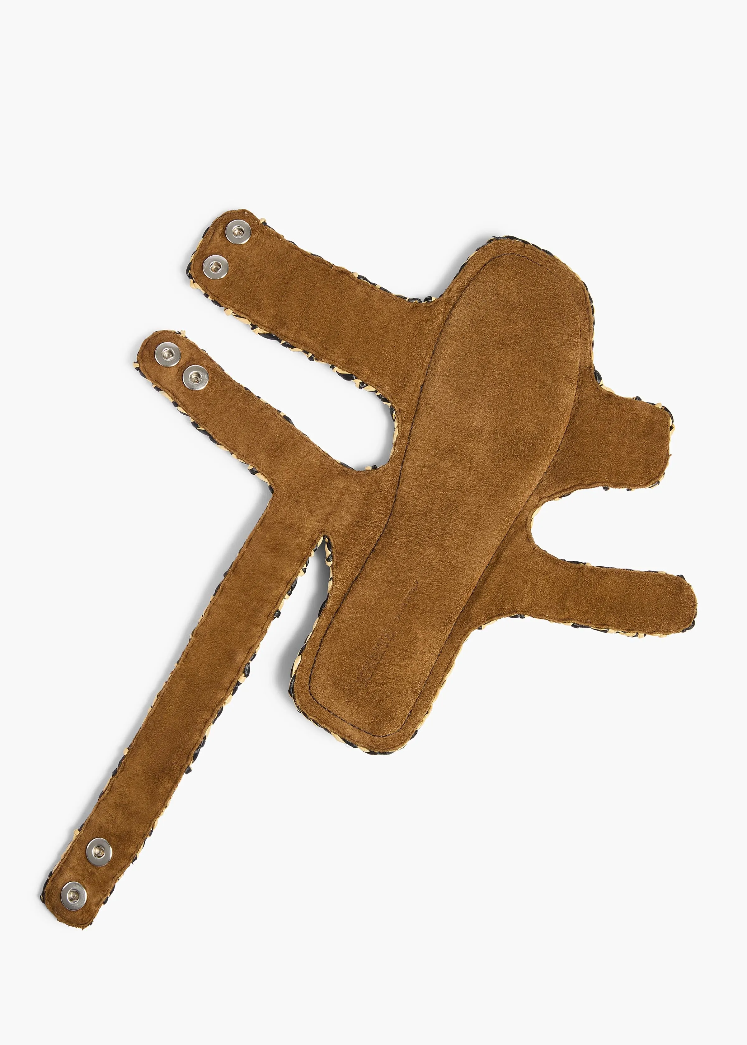 Boden Sandal in Black and White Raffia sold by KHAITE product image thumbnail 4