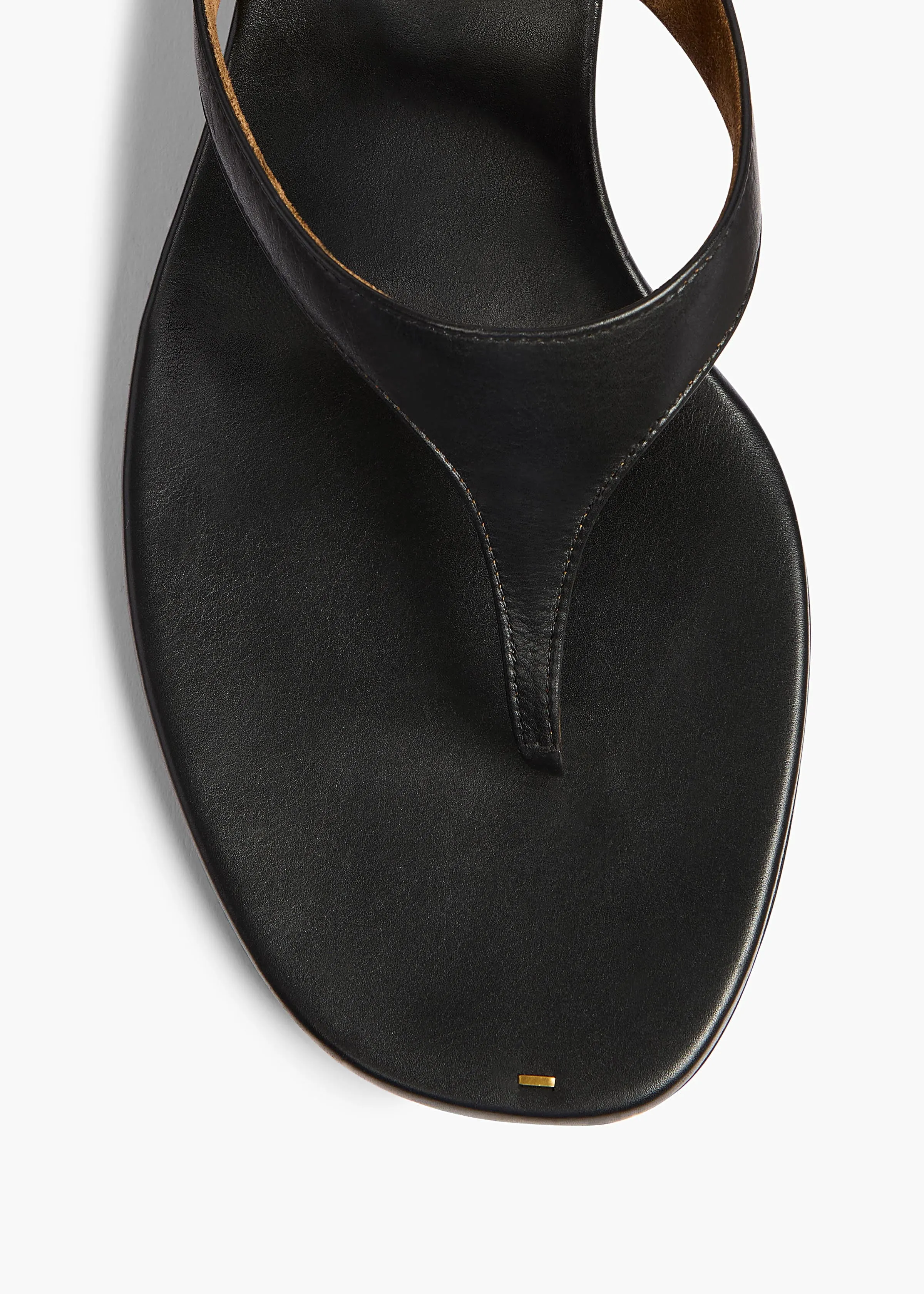 Archer Sandal in Black Leather sold by KHAITE product image thumbnail 3