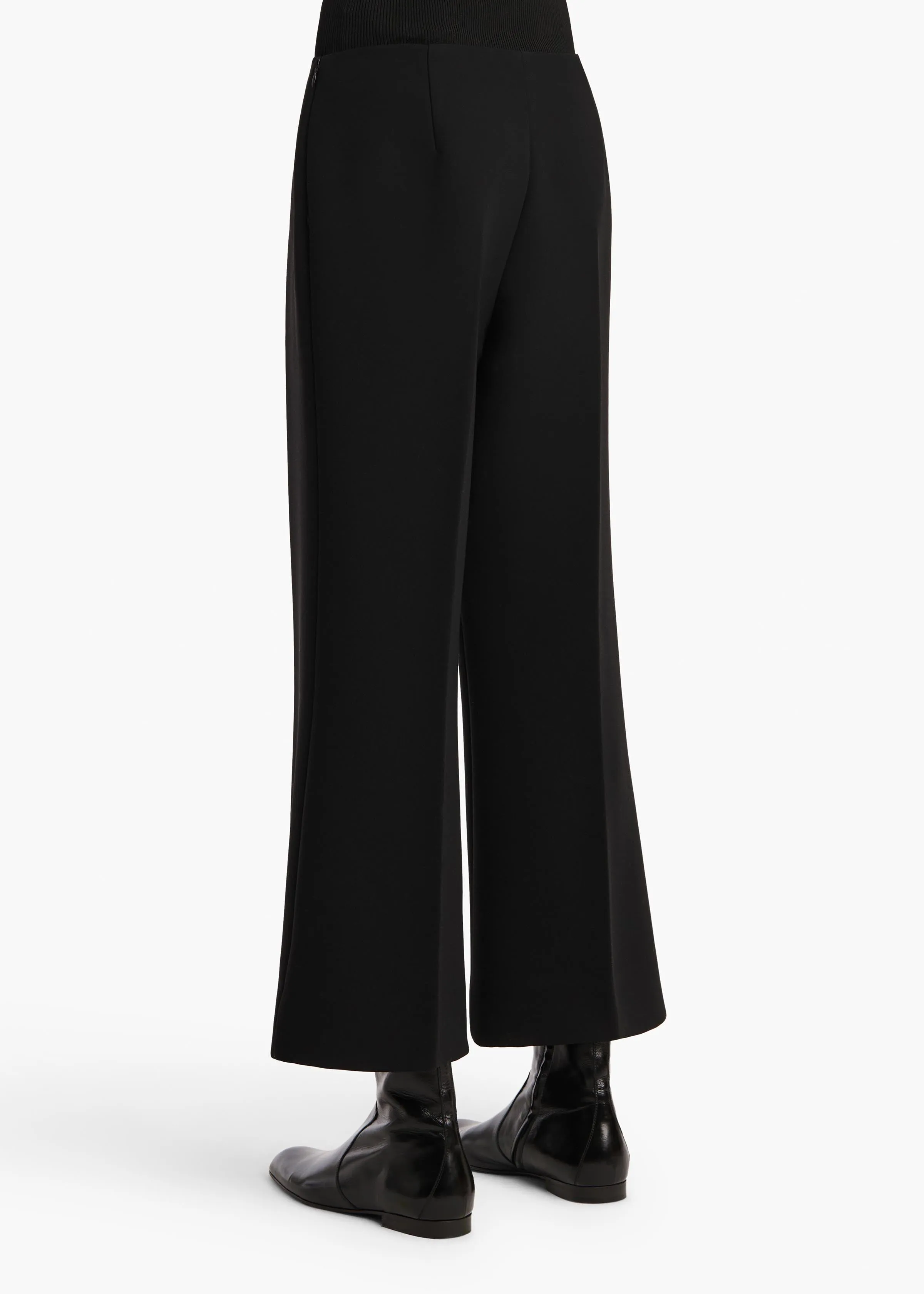 Walter Pant in Black Crepe sold by KHAITE product image thumbnail 4