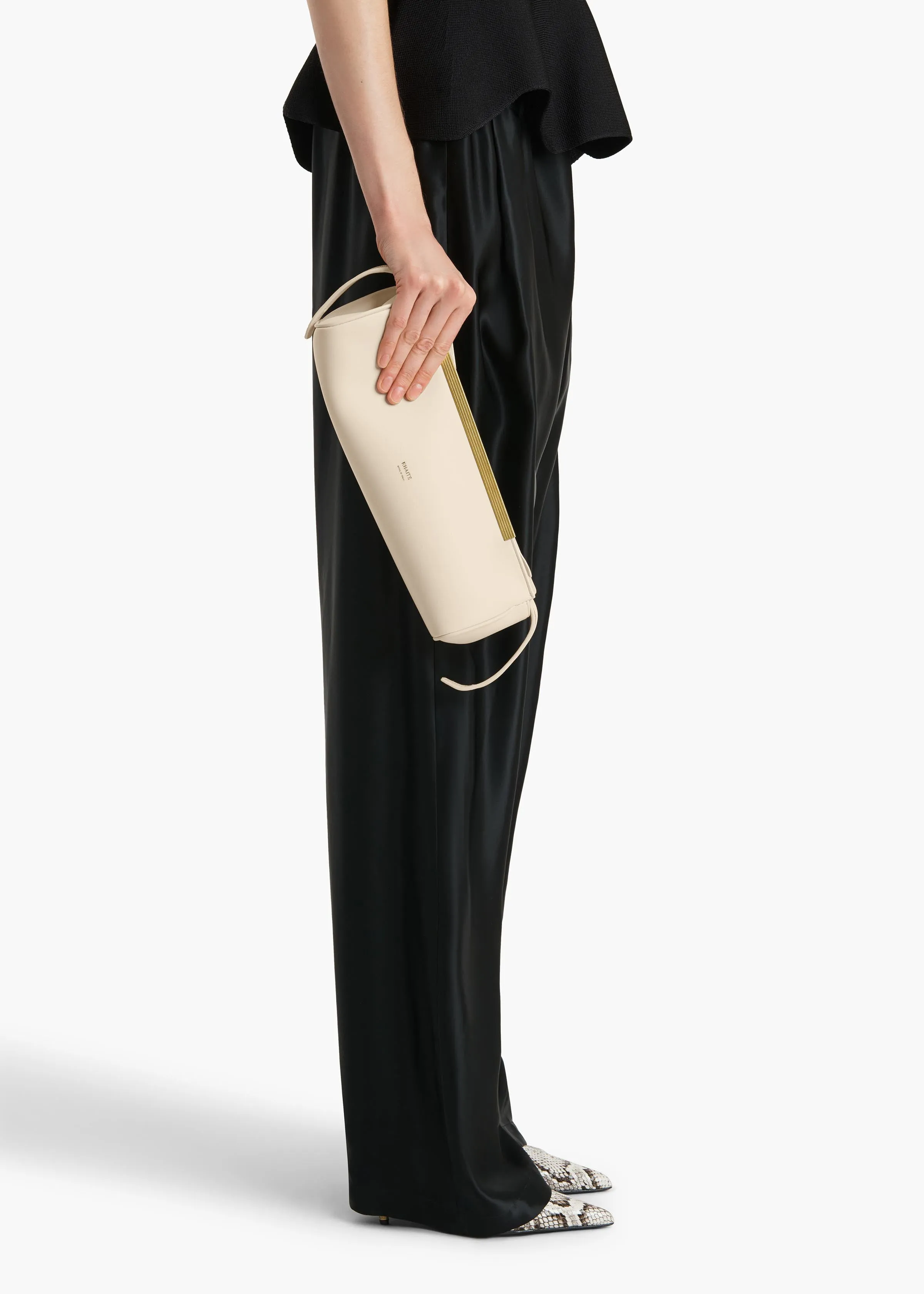 Donna Evening Clutch in Cream Leather sold by KHAITE product image thumbnail 5