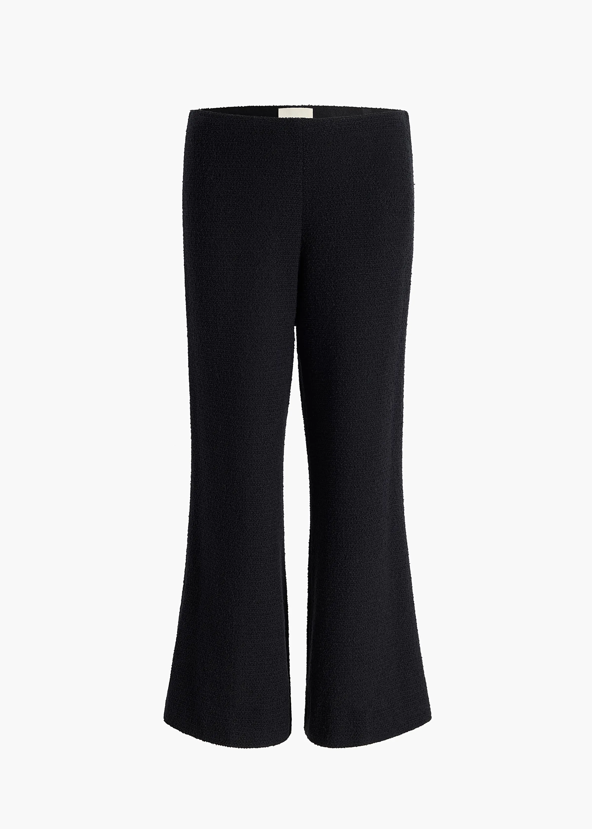 Walter Pant in Black Textured Giro Inglese sold by KHAITE