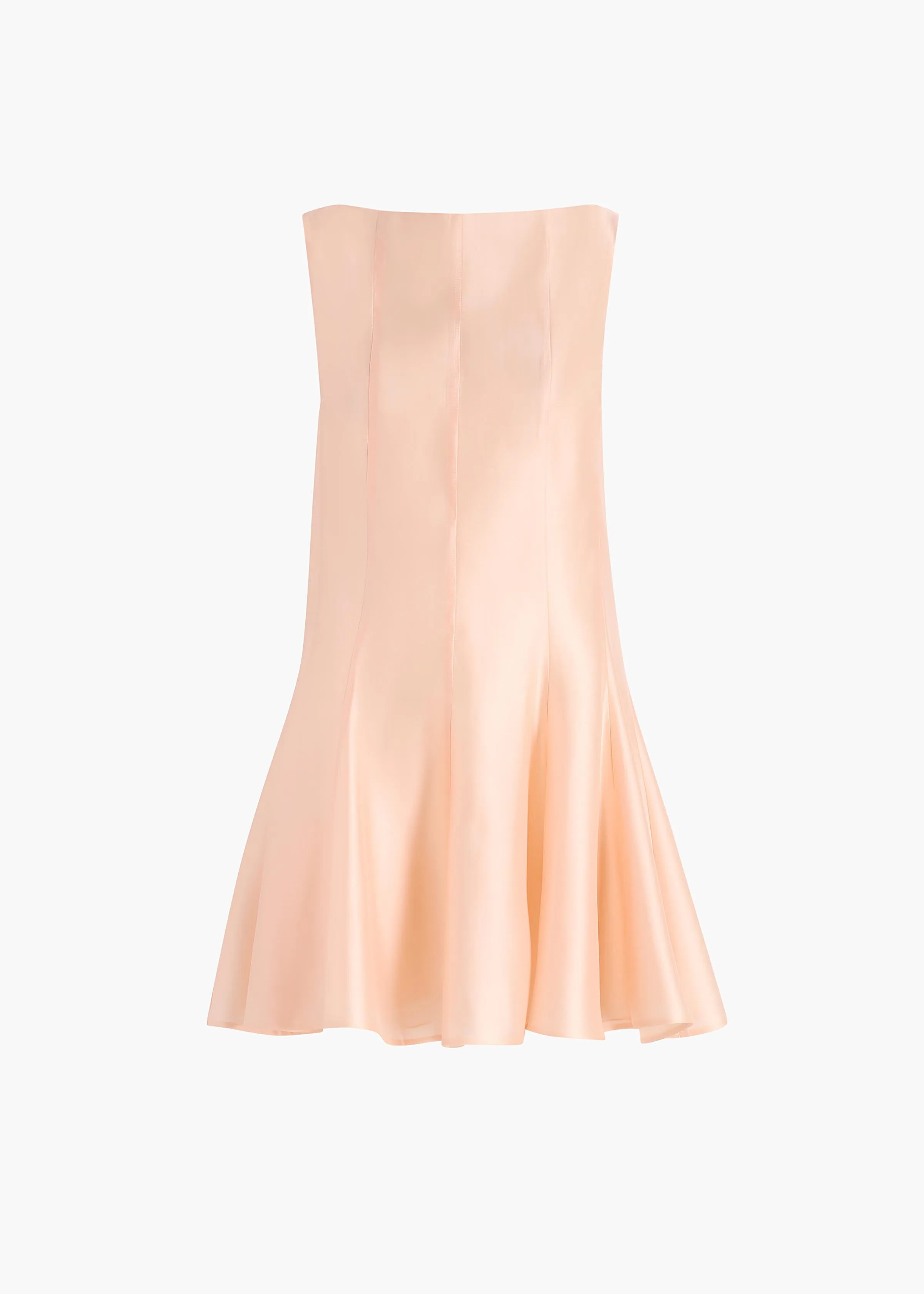 Mags Dress in Light Peach sold by KHAITE