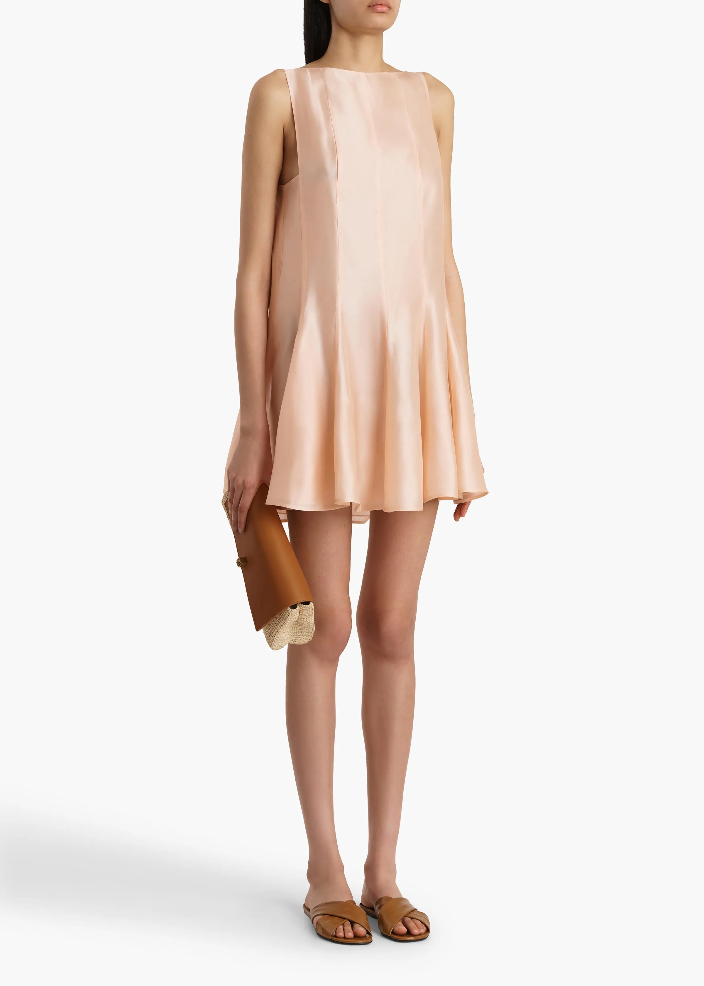 Mags Dress in Light Peach sold by KHAITE product image thumbnail 2