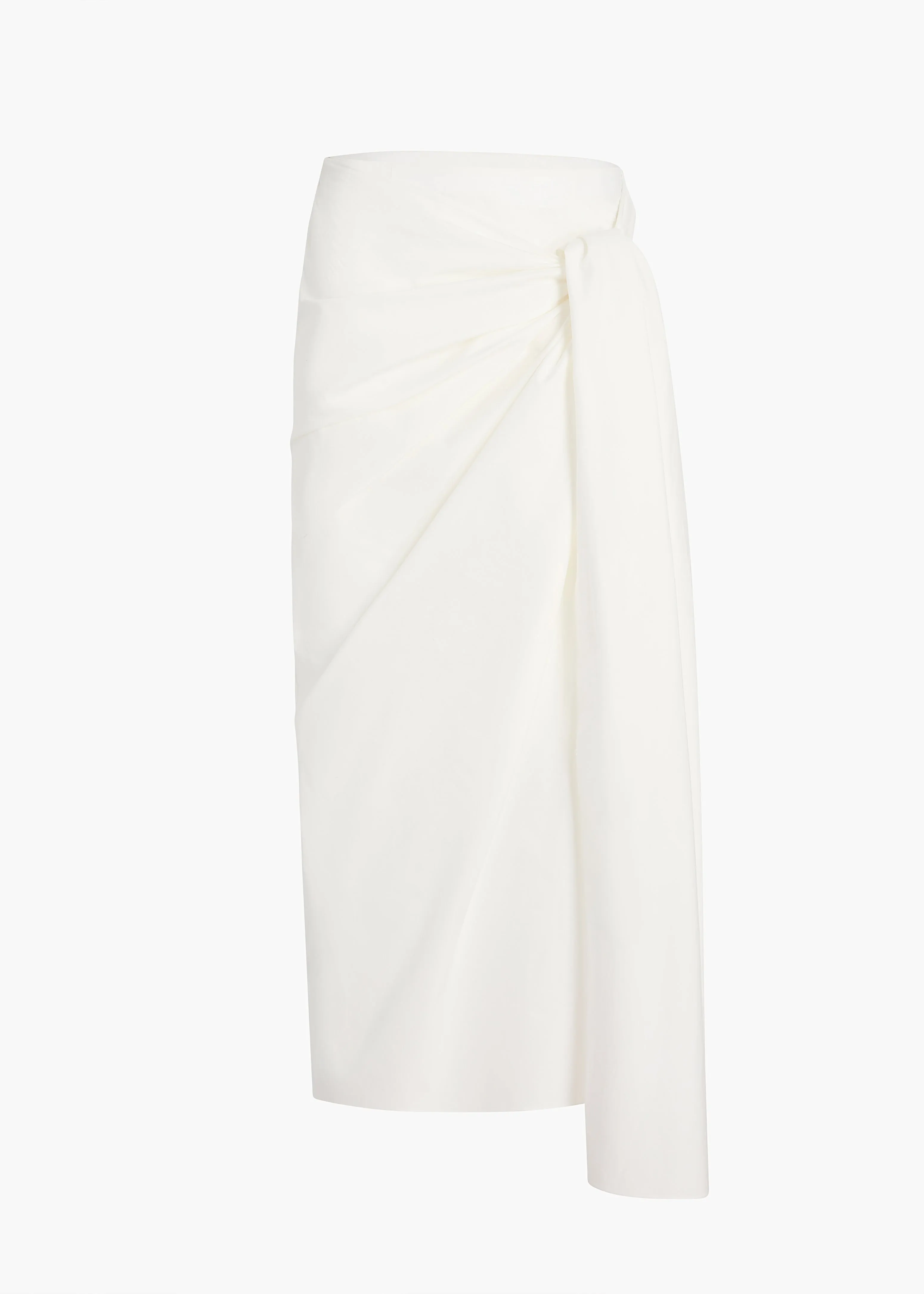 Shay Skirt in Chalk sold by KHAITE