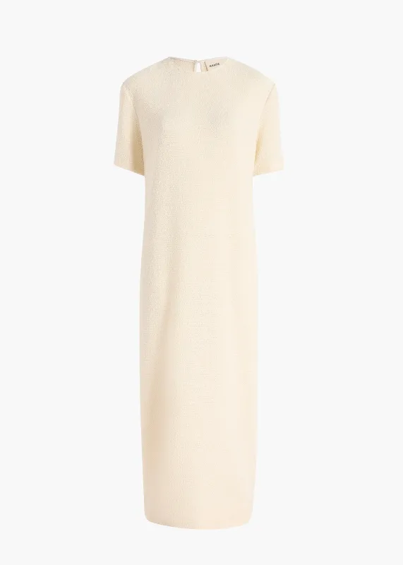 Webber Dress in Natural made by KHAITE