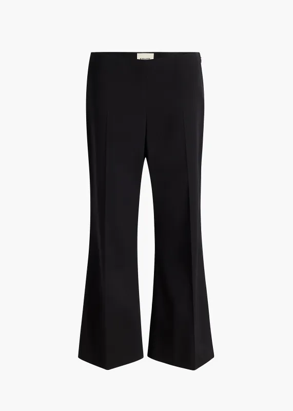 Walter Pant in Black Cotton Silk made by KHAITE