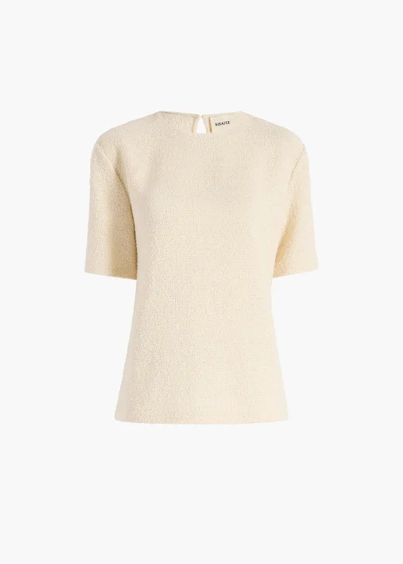 Web Top in Natural made by KHAITE