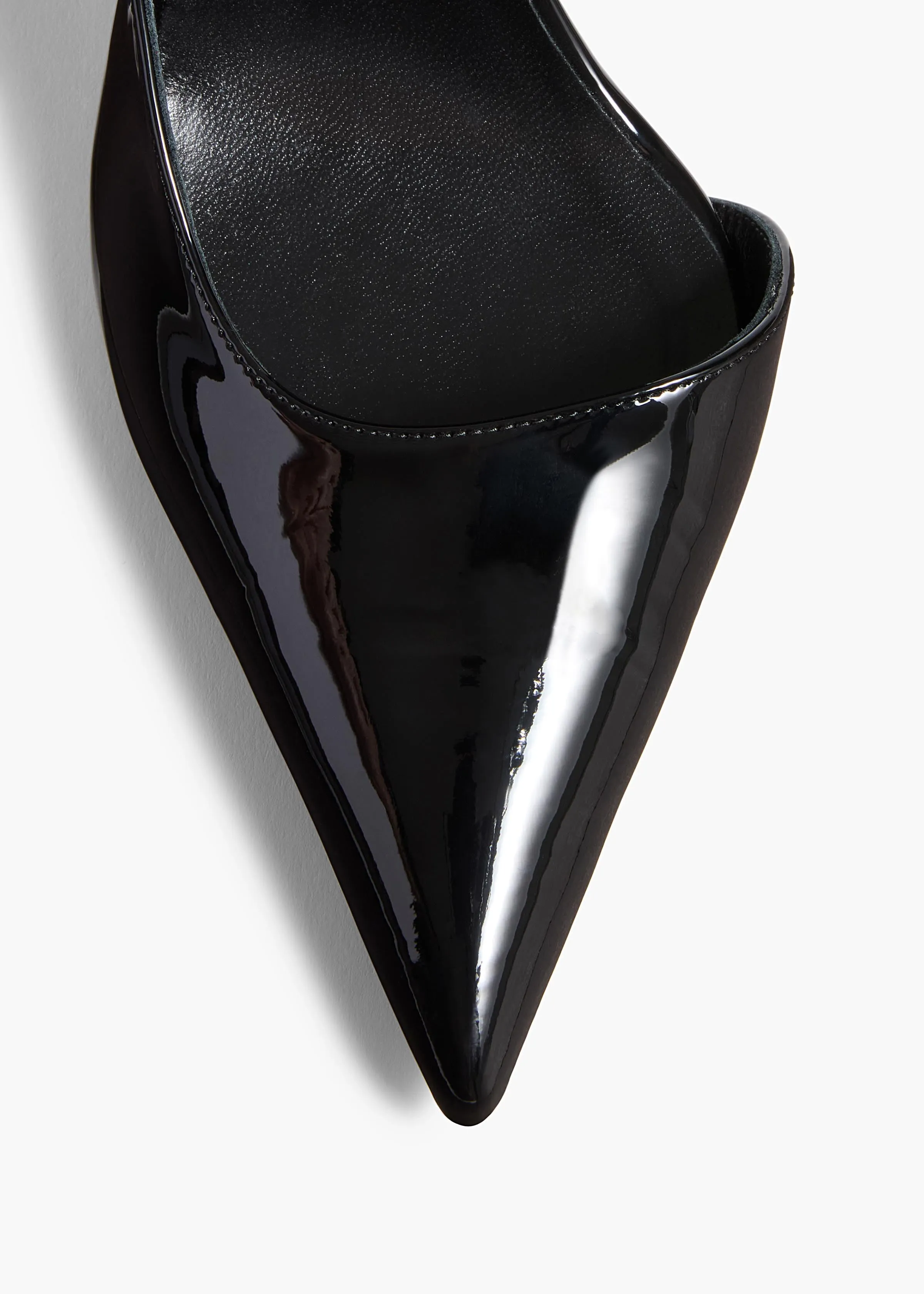 Jett D'Orsay Pump in Black Patent Leather sold by KHAITE product image thumbnail 3