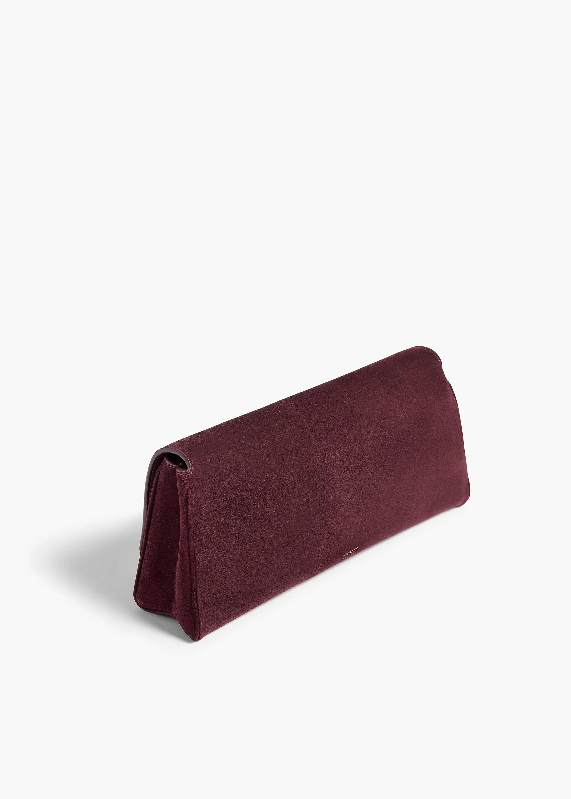 Audrey Clutch in Rouge Noir Suede sold by KHAITE product image thumbnail 2