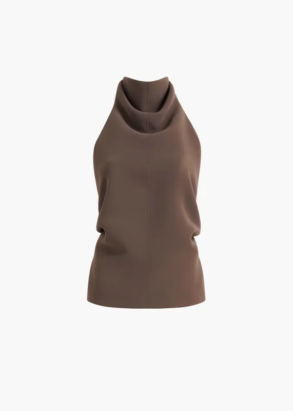 Rone Top in Clove made by KHAITE