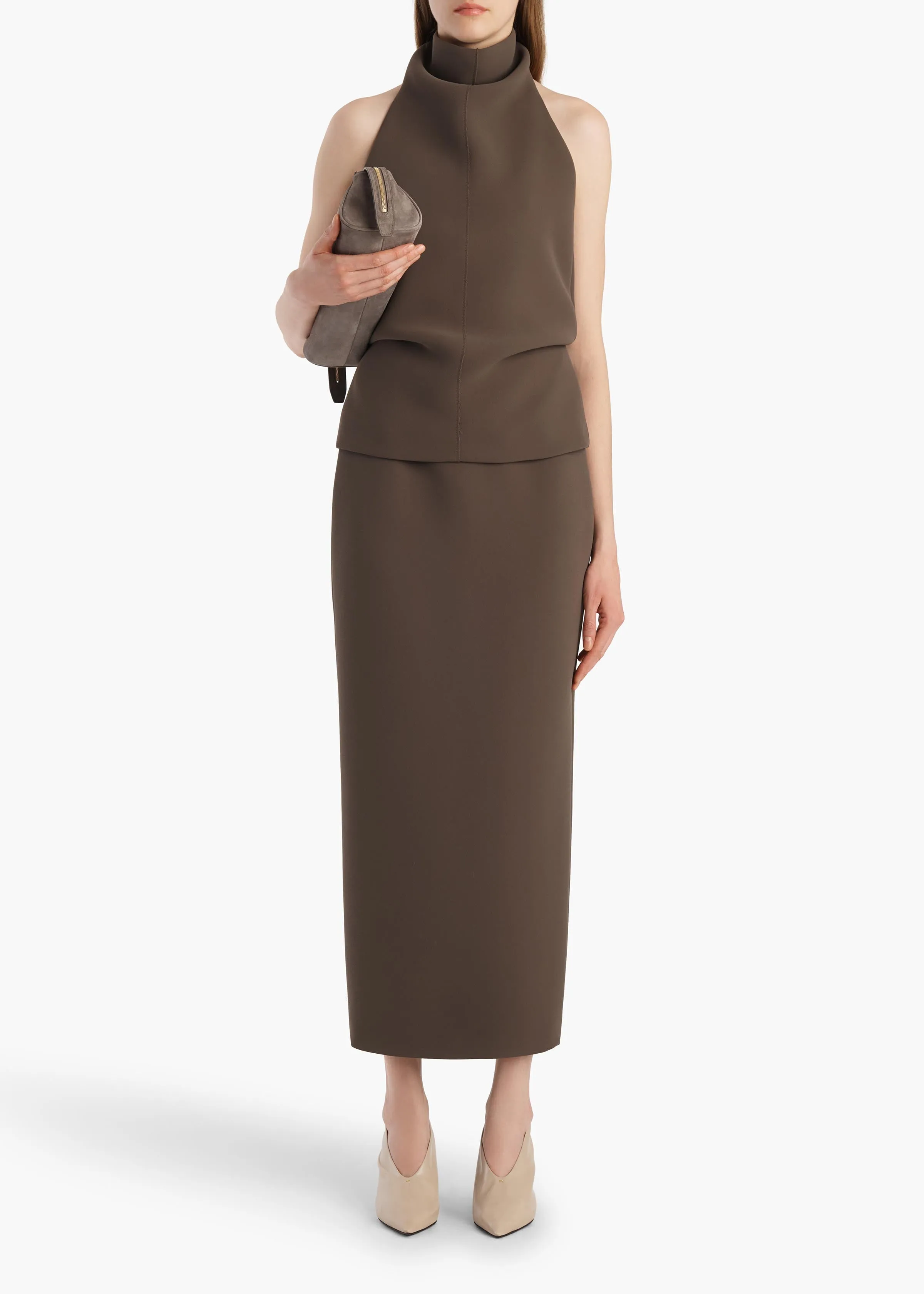 Rone Top in Clove sold by KHAITE product image thumbnail 2