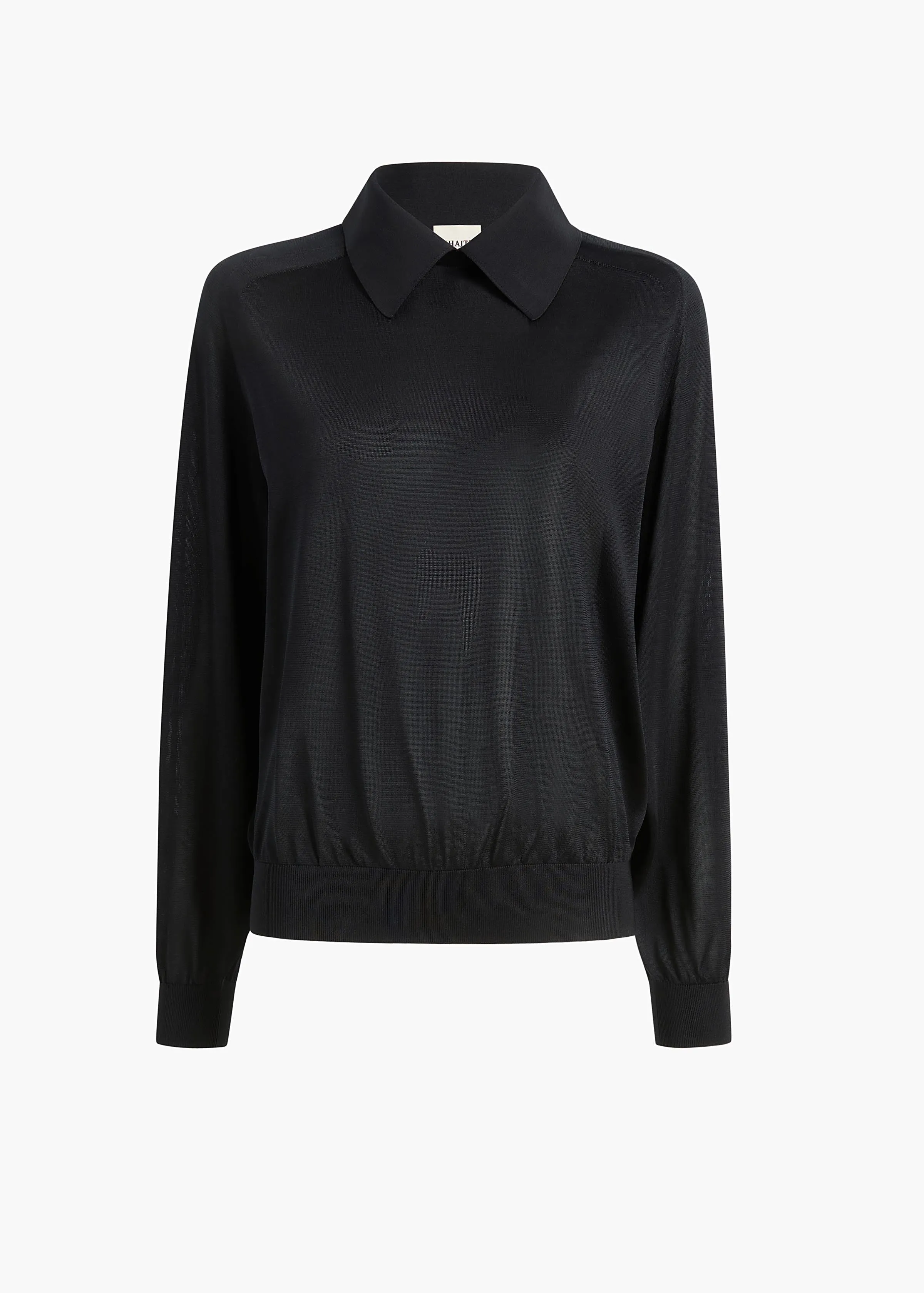 Alexa Top in Black sold by KHAITE