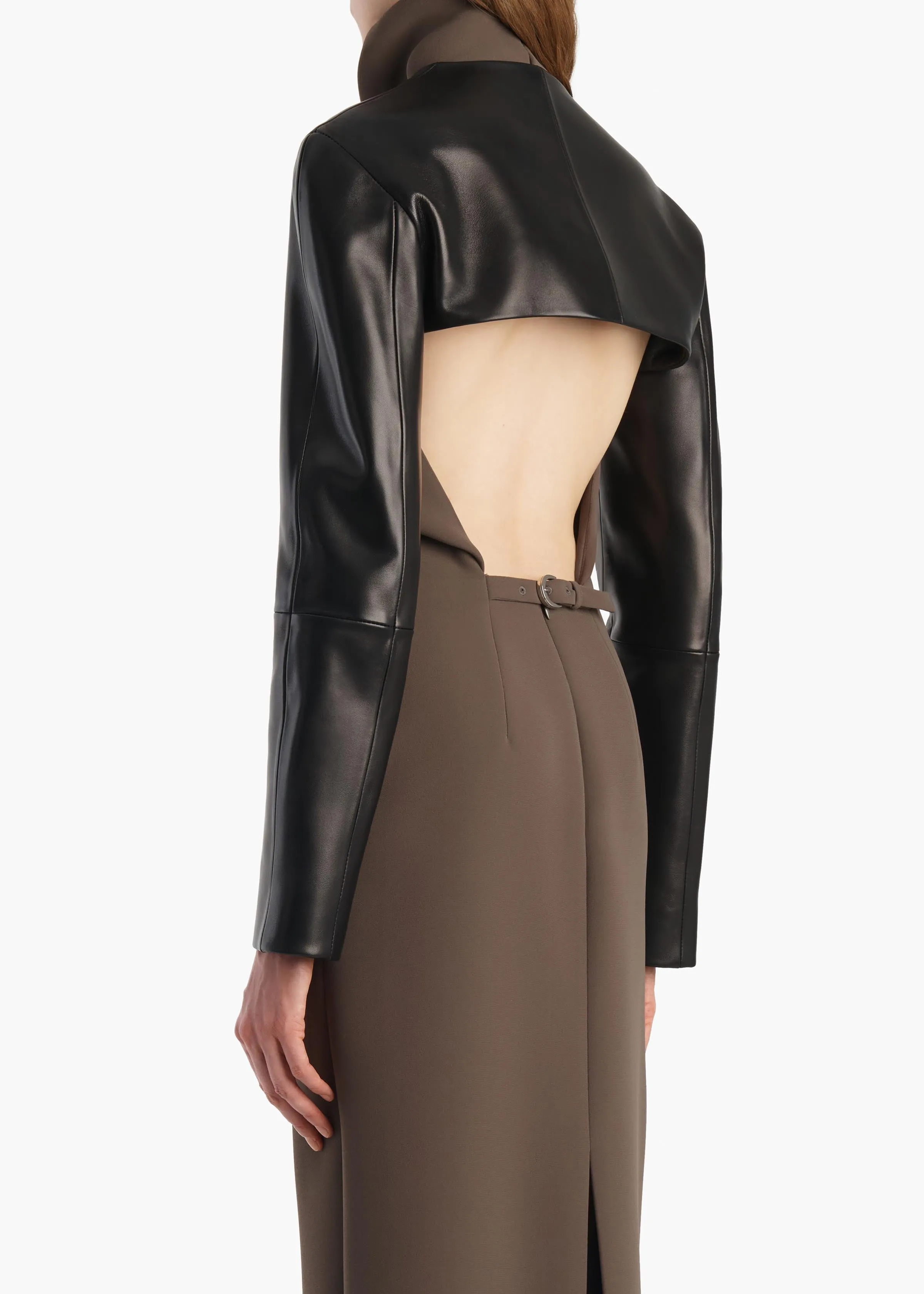 Onno Jacket in Black Leather sold by KHAITE product image thumbnail 4