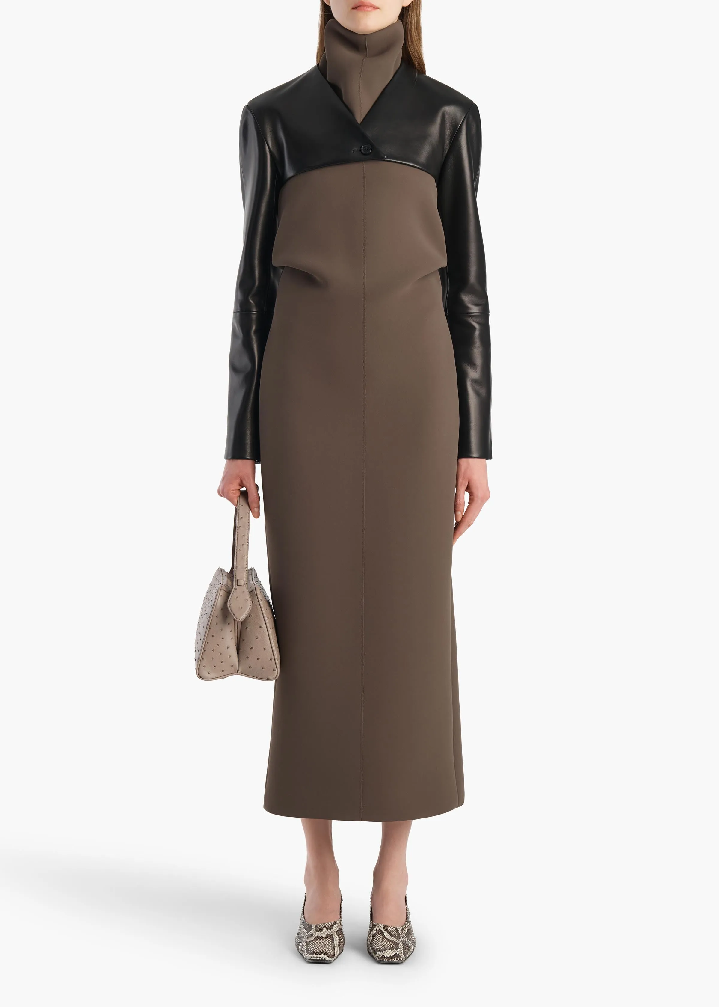 Onno Jacket in Black Leather sold by KHAITE product image thumbnail 2