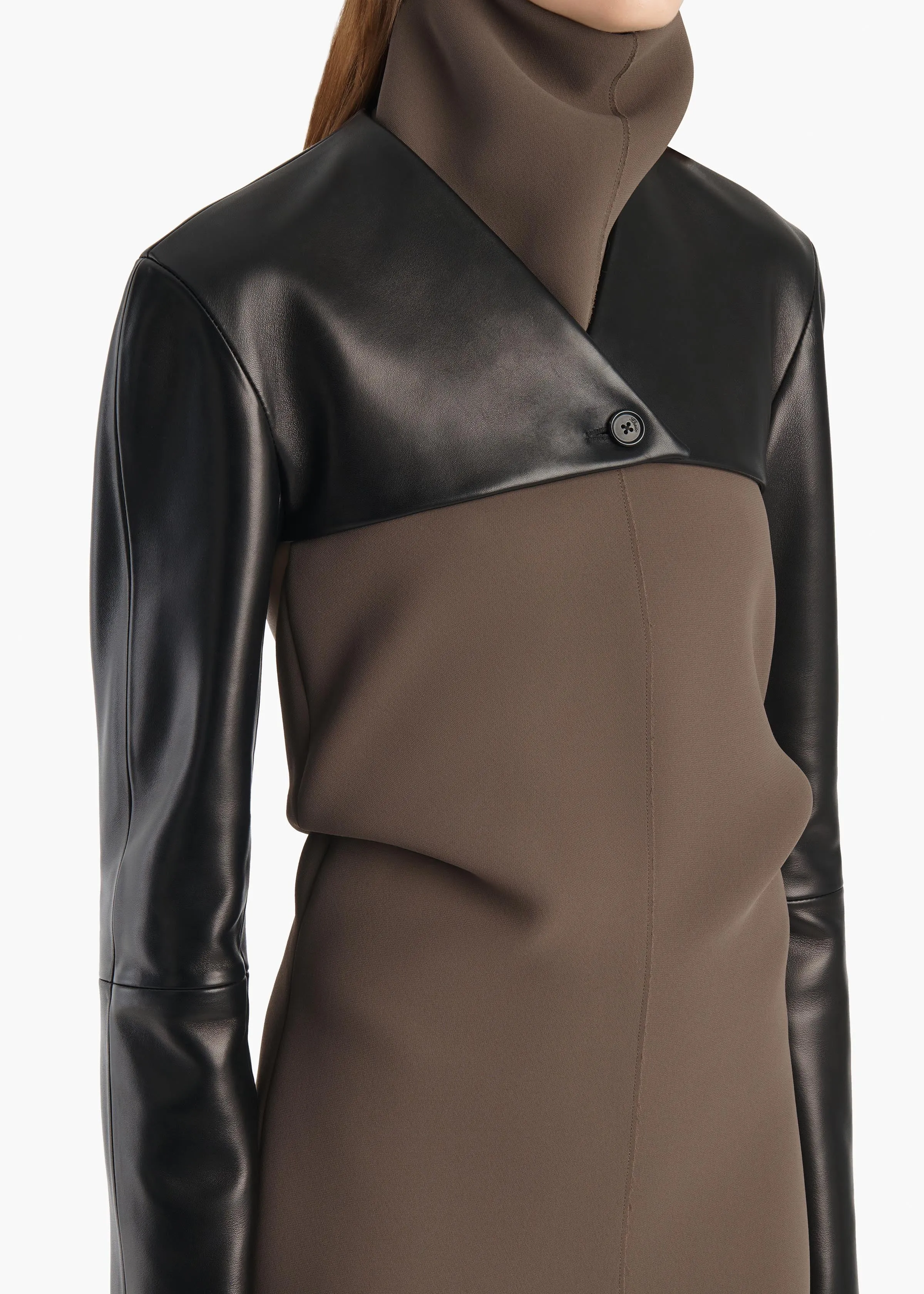 Onno Jacket in Black Leather sold by KHAITE product image thumbnail 5
