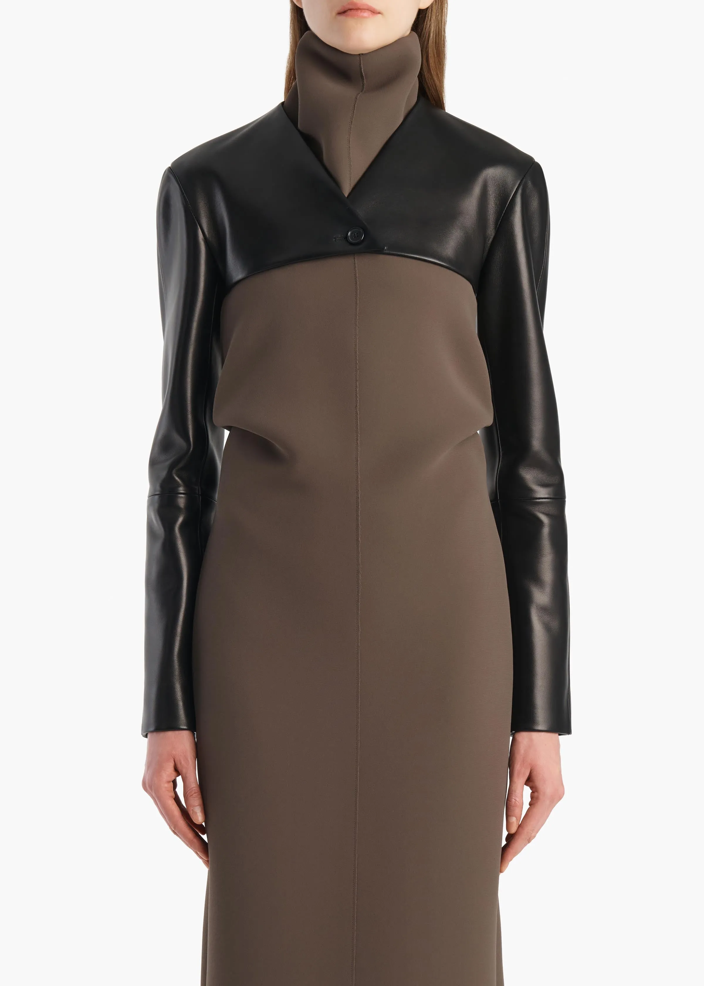 Onno Jacket in Black Leather sold by KHAITE product image thumbnail 3