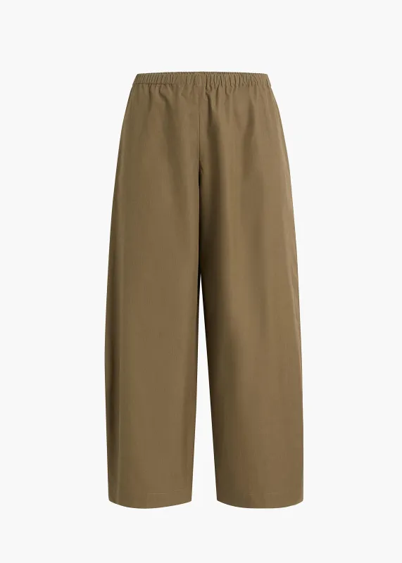 Roma Pant in Dark Olive made by KHAITE