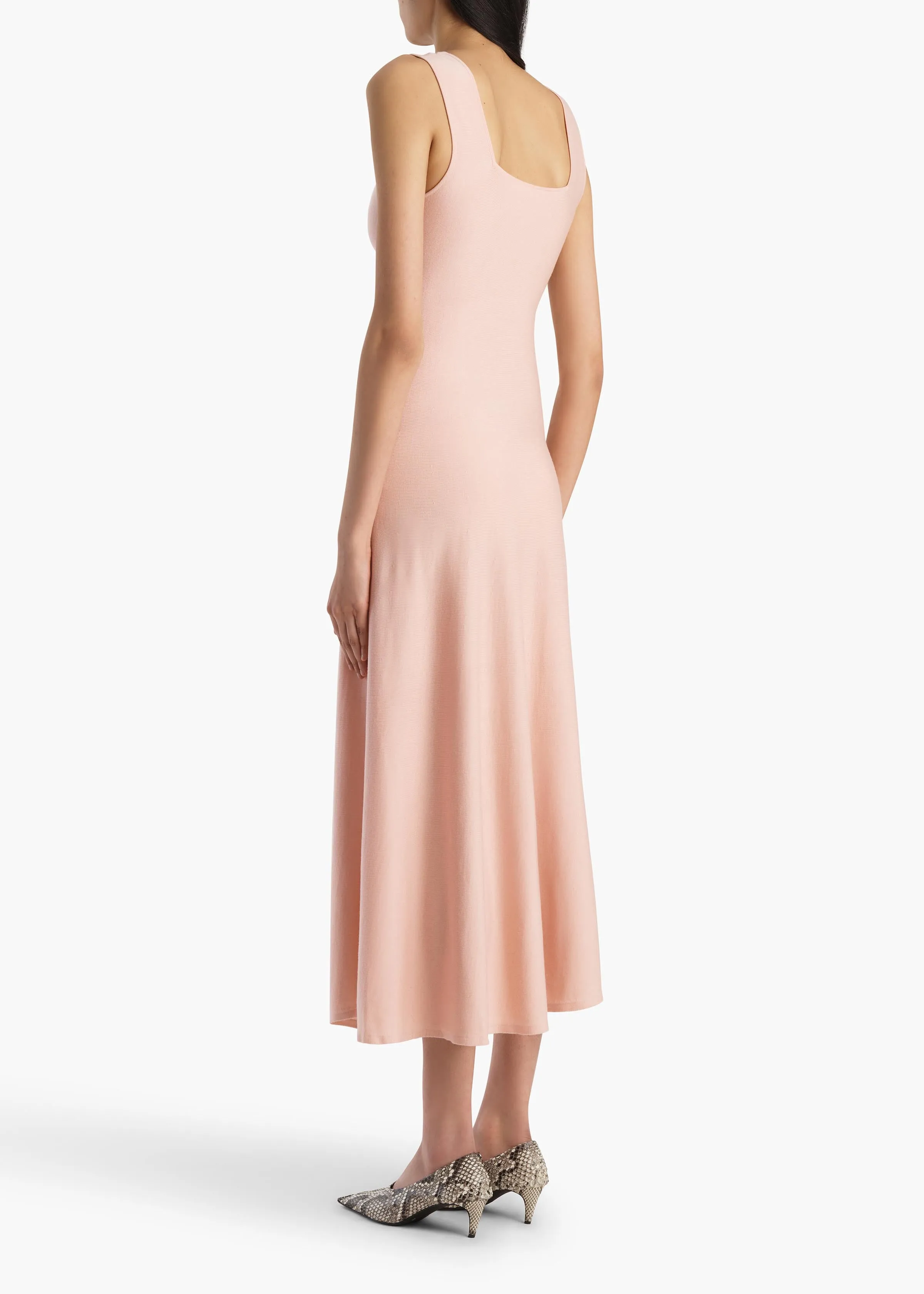 Seberg Dress in Dusty Rose sold by KHAITE product image thumbnail 3