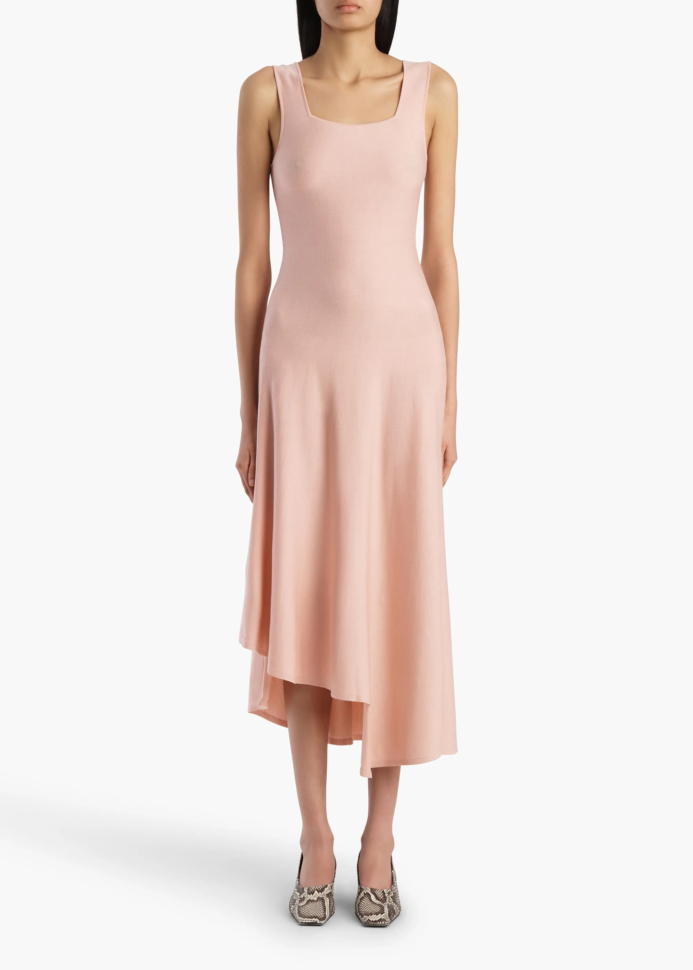 Seberg Dress in Dusty Rose sold by KHAITE product image thumbnail 2