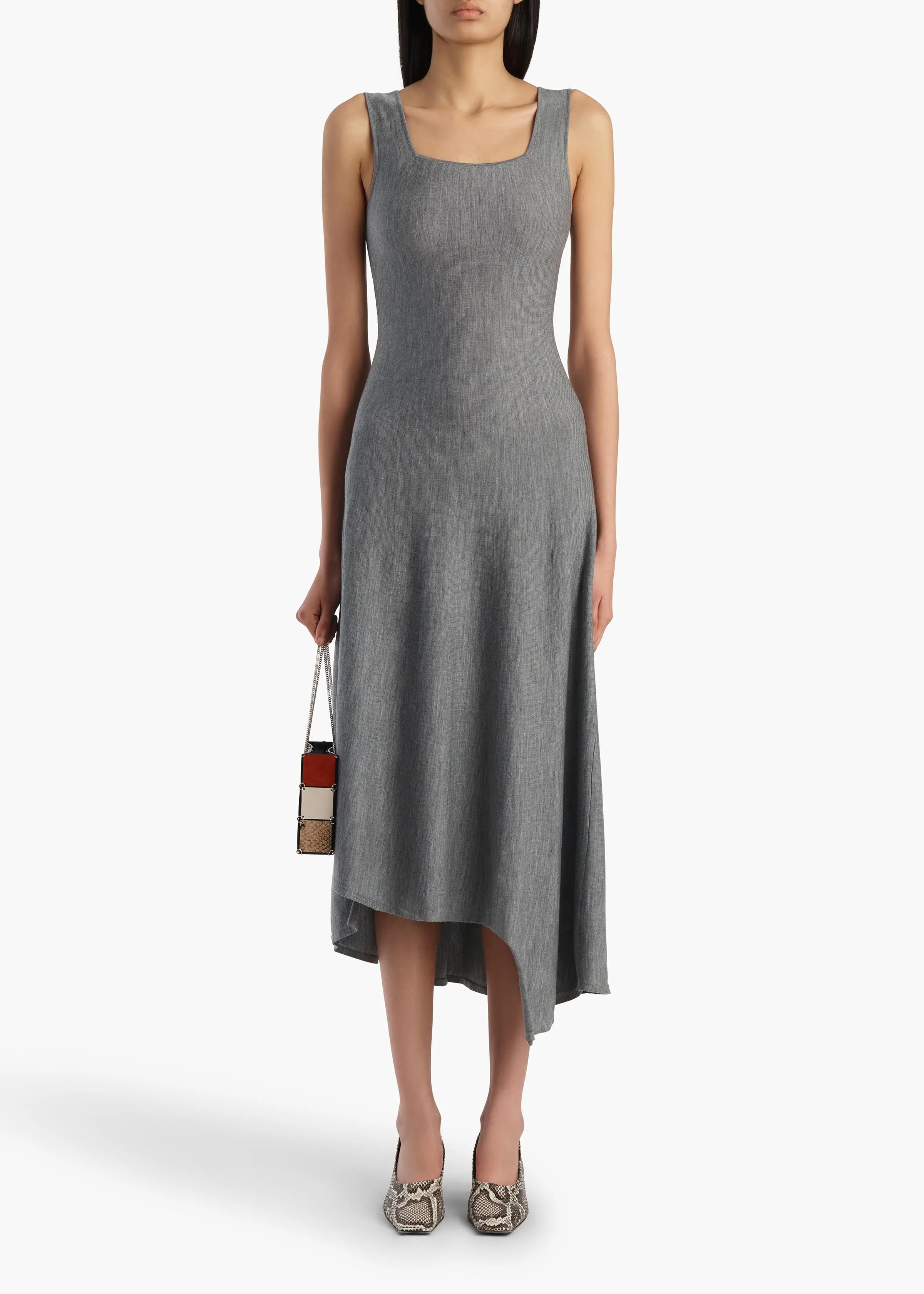 Seberg Dress in Sterling sold by KHAITE product image thumbnail 2