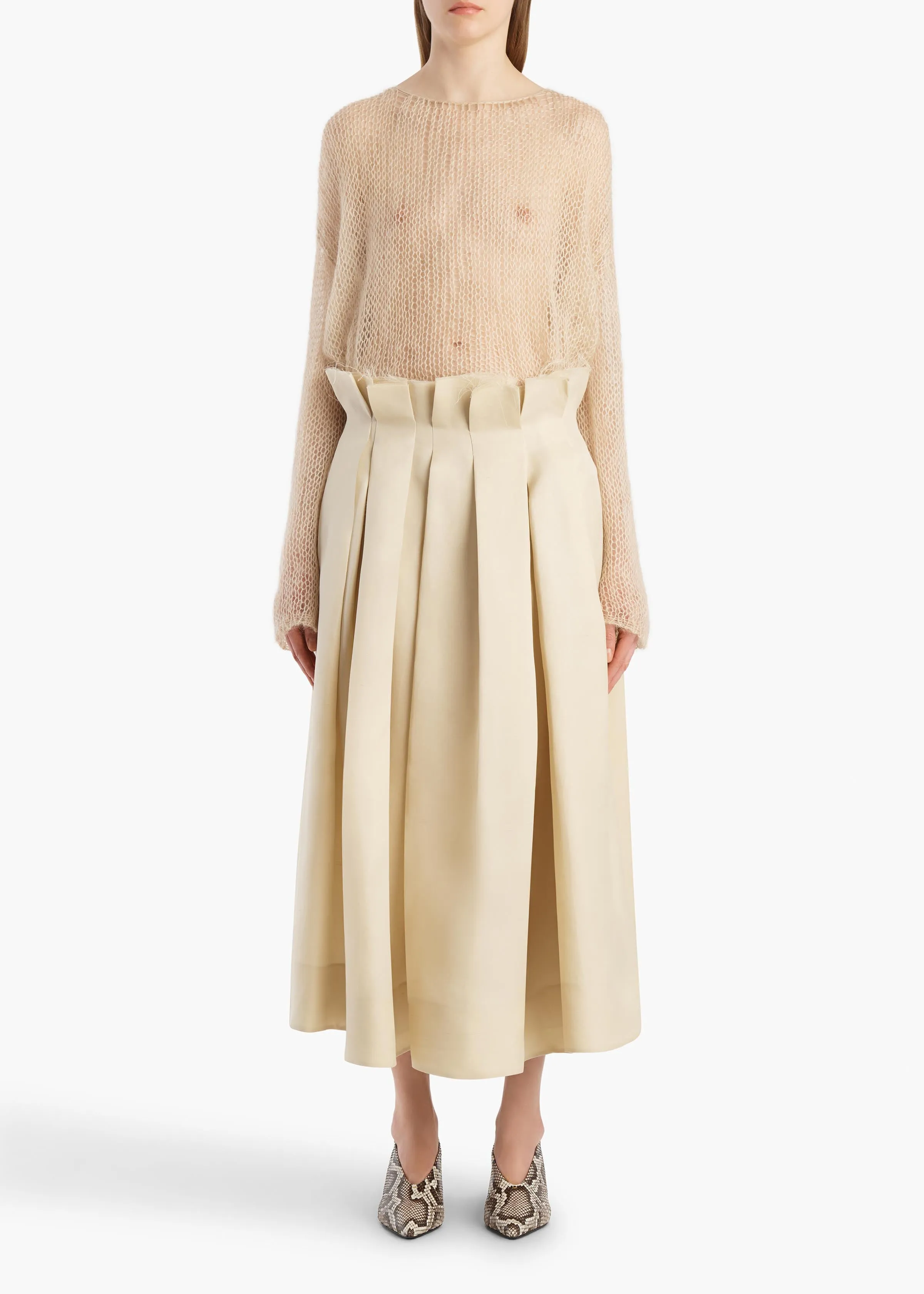 Wendy Sweater in Light Beige sold by KHAITE product image thumbnail 2