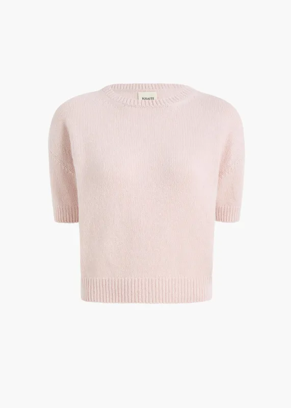 Golden Sweater in Dusty Rose made by KHAITE