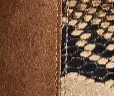 Jane Flat in Dattero Suede and Python-Embossed Taupe sold by KHAITE product image thumbnail 4