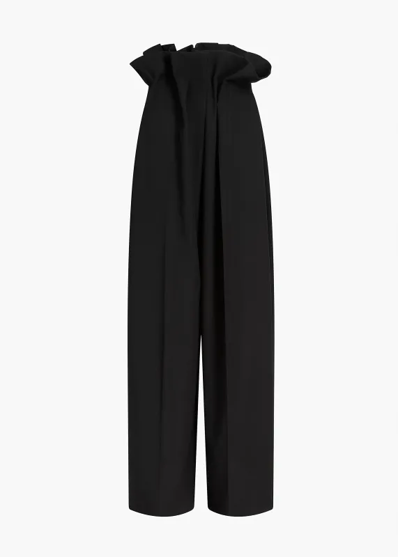 Kira Pant in Black Wool made by KHAITE