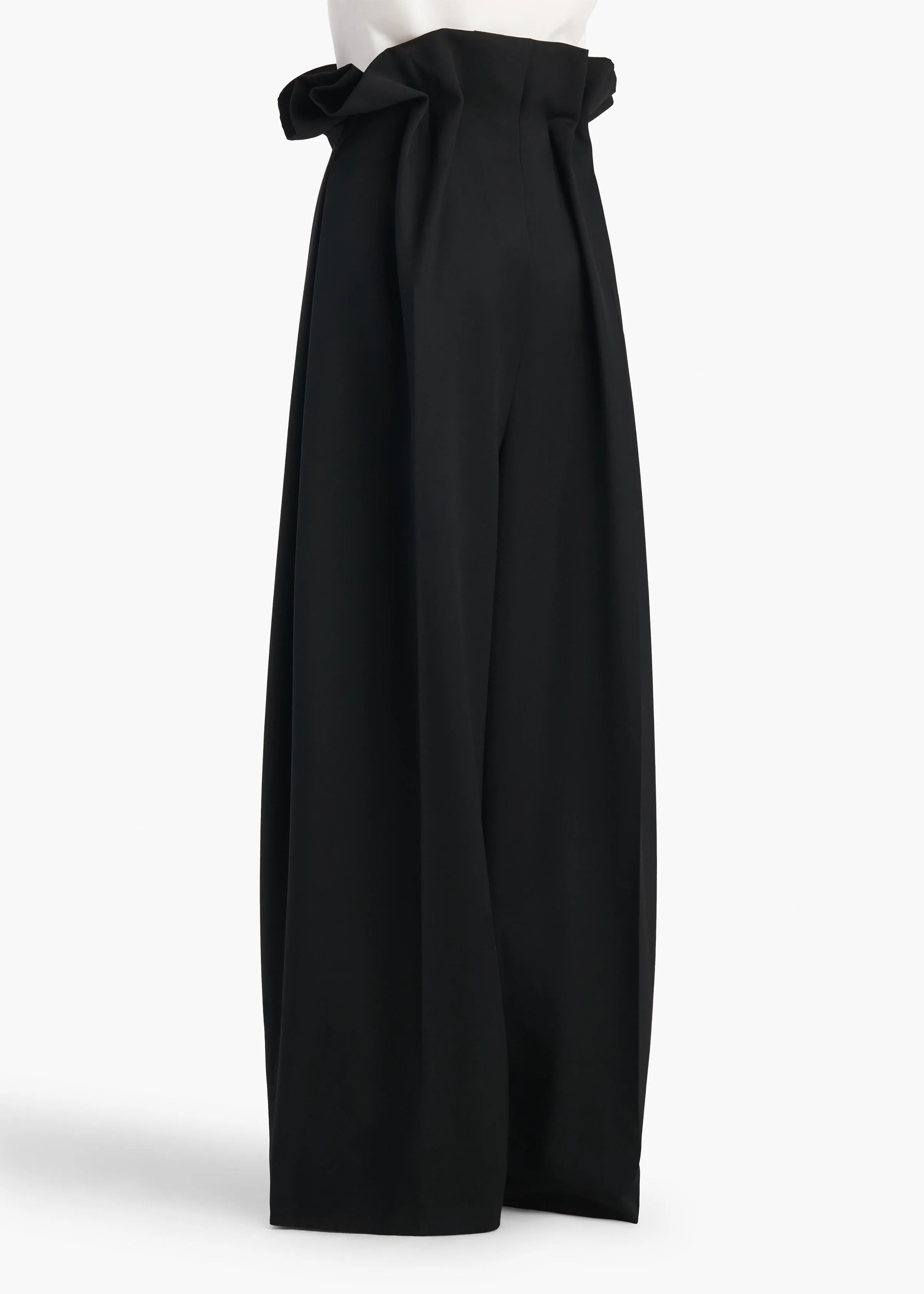 Kira Pant in Black Wool sold by KHAITE product image thumbnail 4
