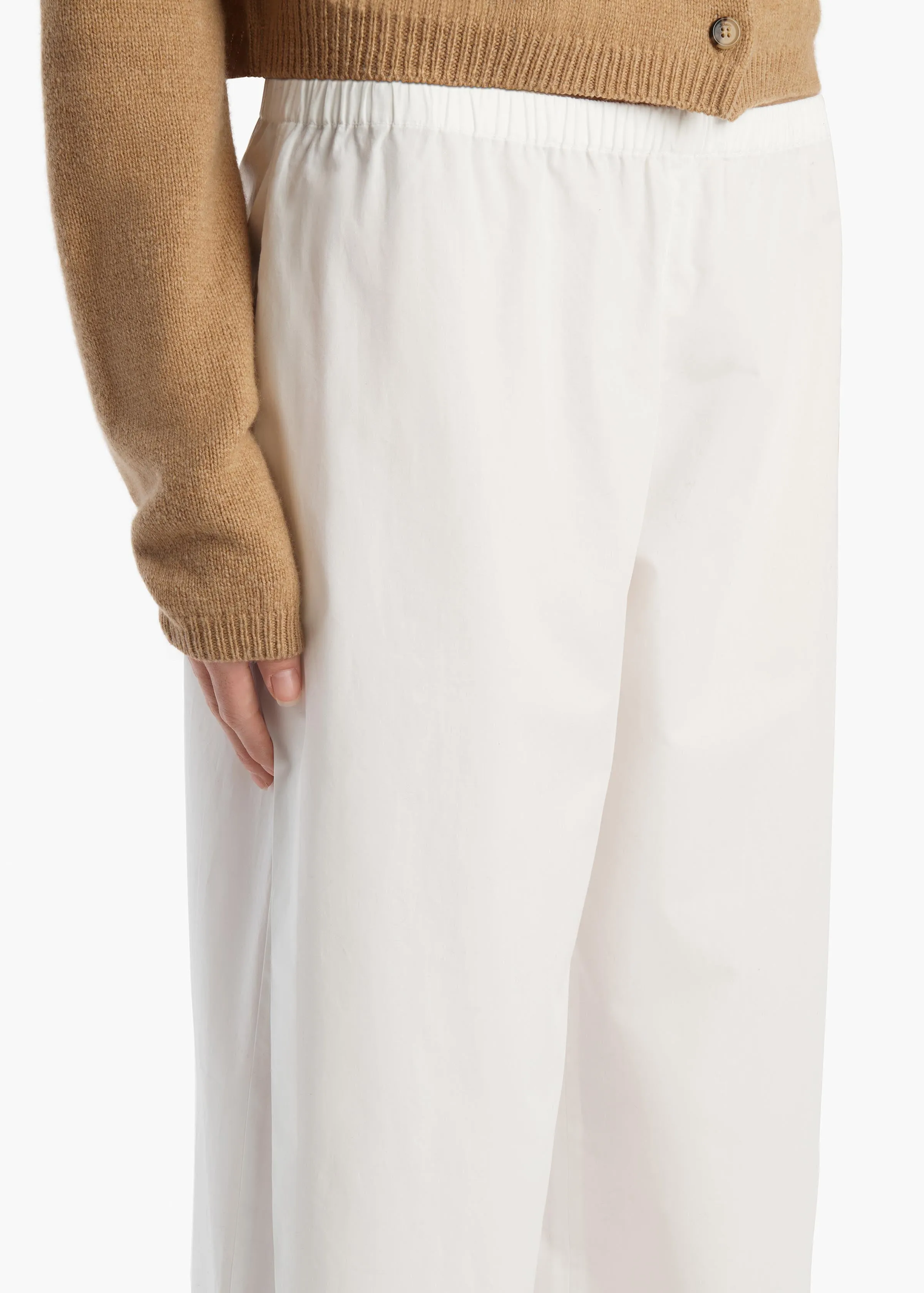 Roma Pant in Chalk sold by KHAITE product image thumbnail 5