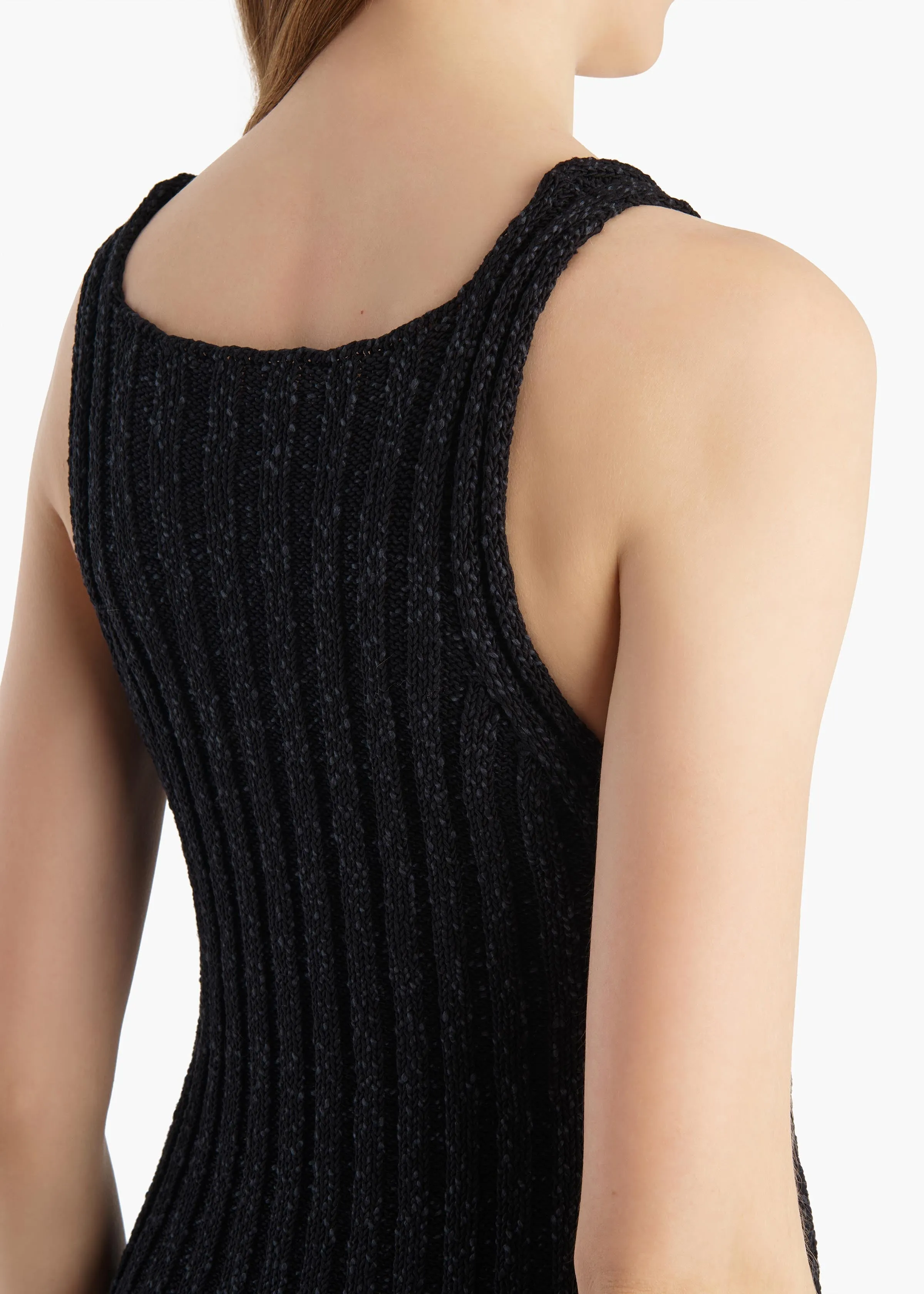 Val Dress in Black sold by KHAITE product image thumbnail 5