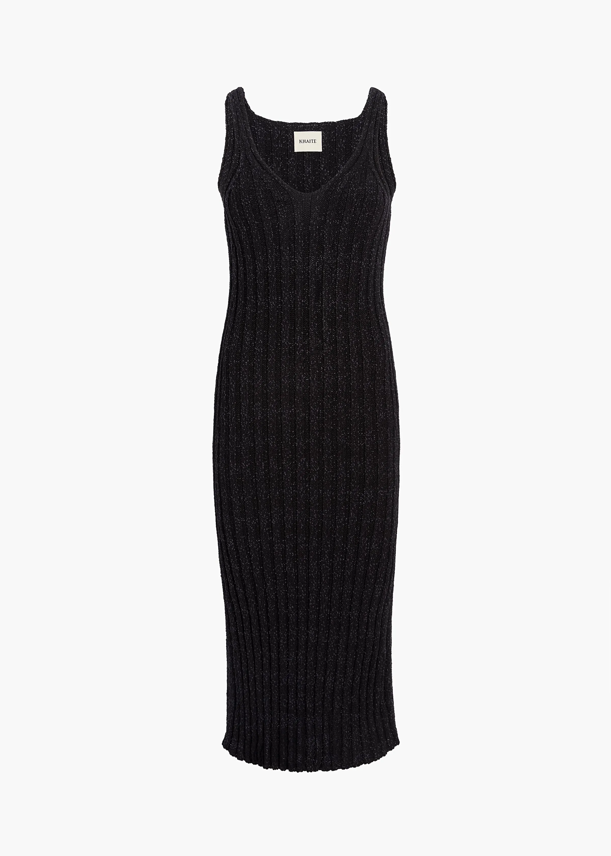 Val Dress in Black sold by KHAITE
