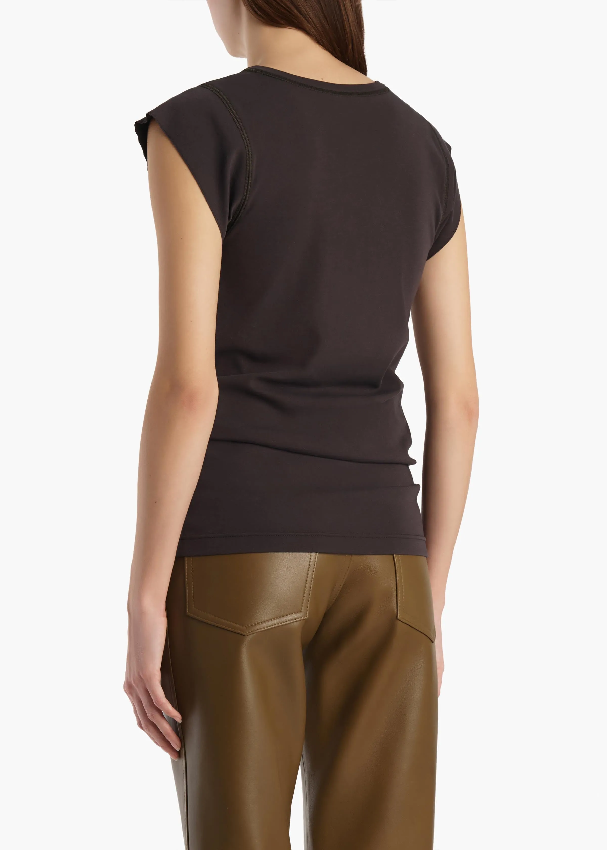 Angel Top in Dark Umber sold by KHAITE product image thumbnail 4