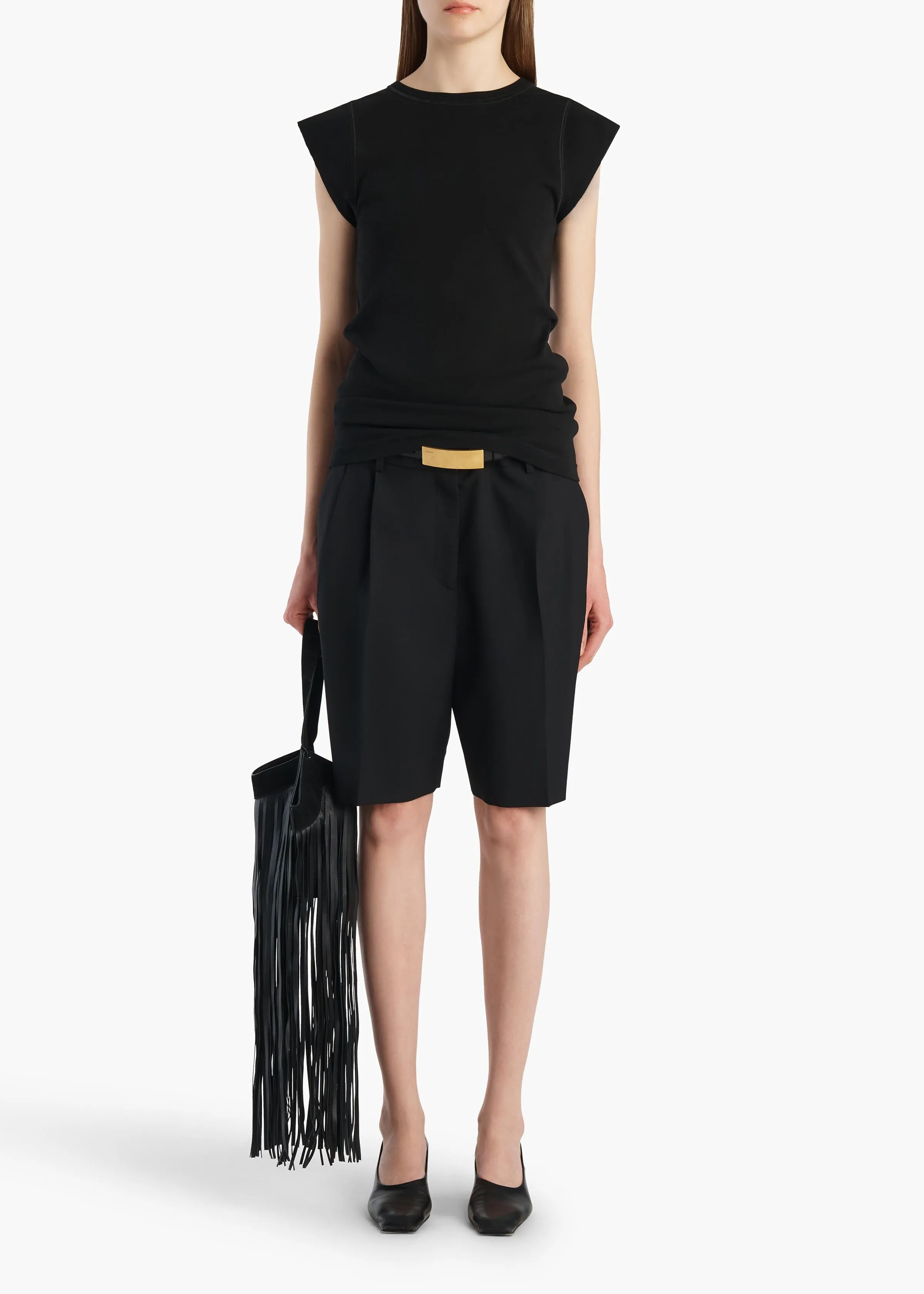 Angel Top in Black sold by KHAITE product image thumbnail 2