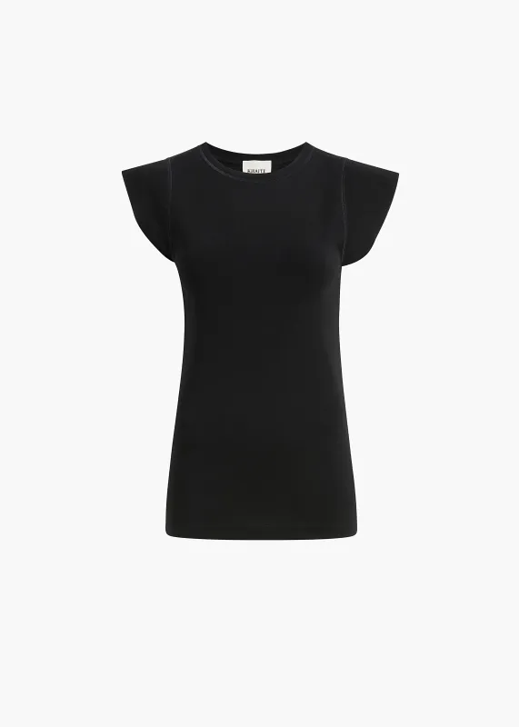 Angel Top in Black made by KHAITE