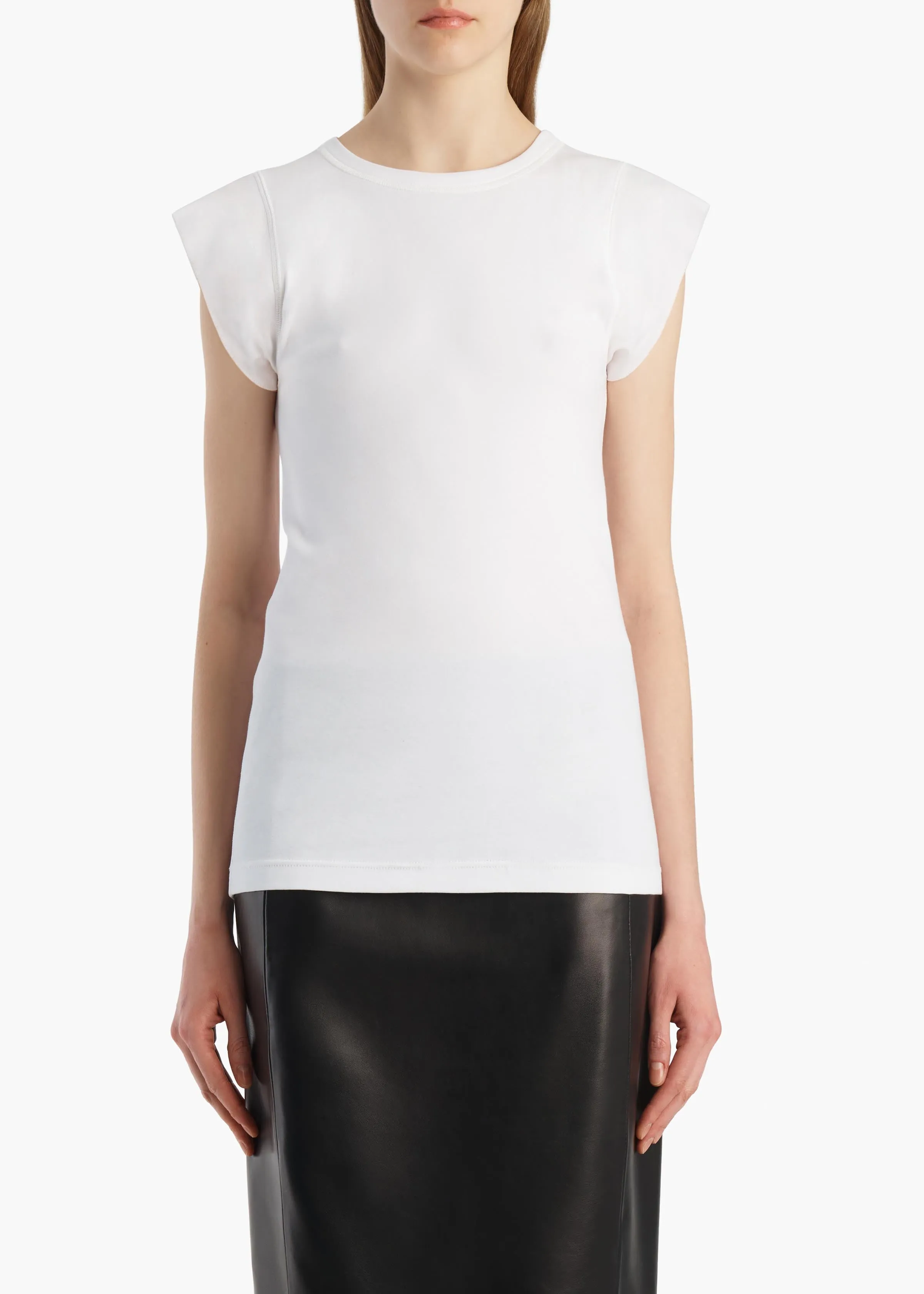 Angel Top in Chalk sold by KHAITE product image thumbnail 3