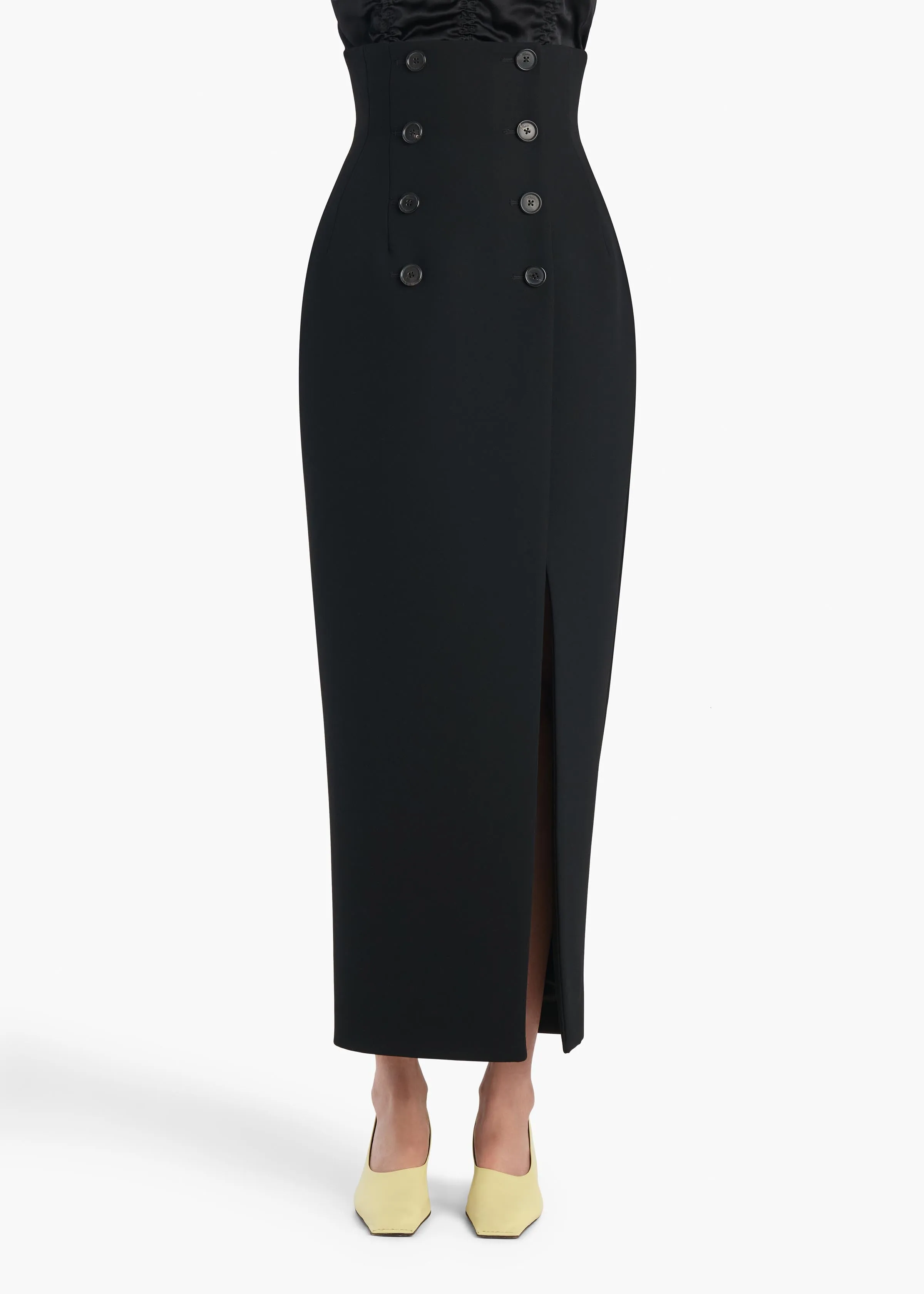 Luiza Skirt in Black sold by KHAITE product image thumbnail 3