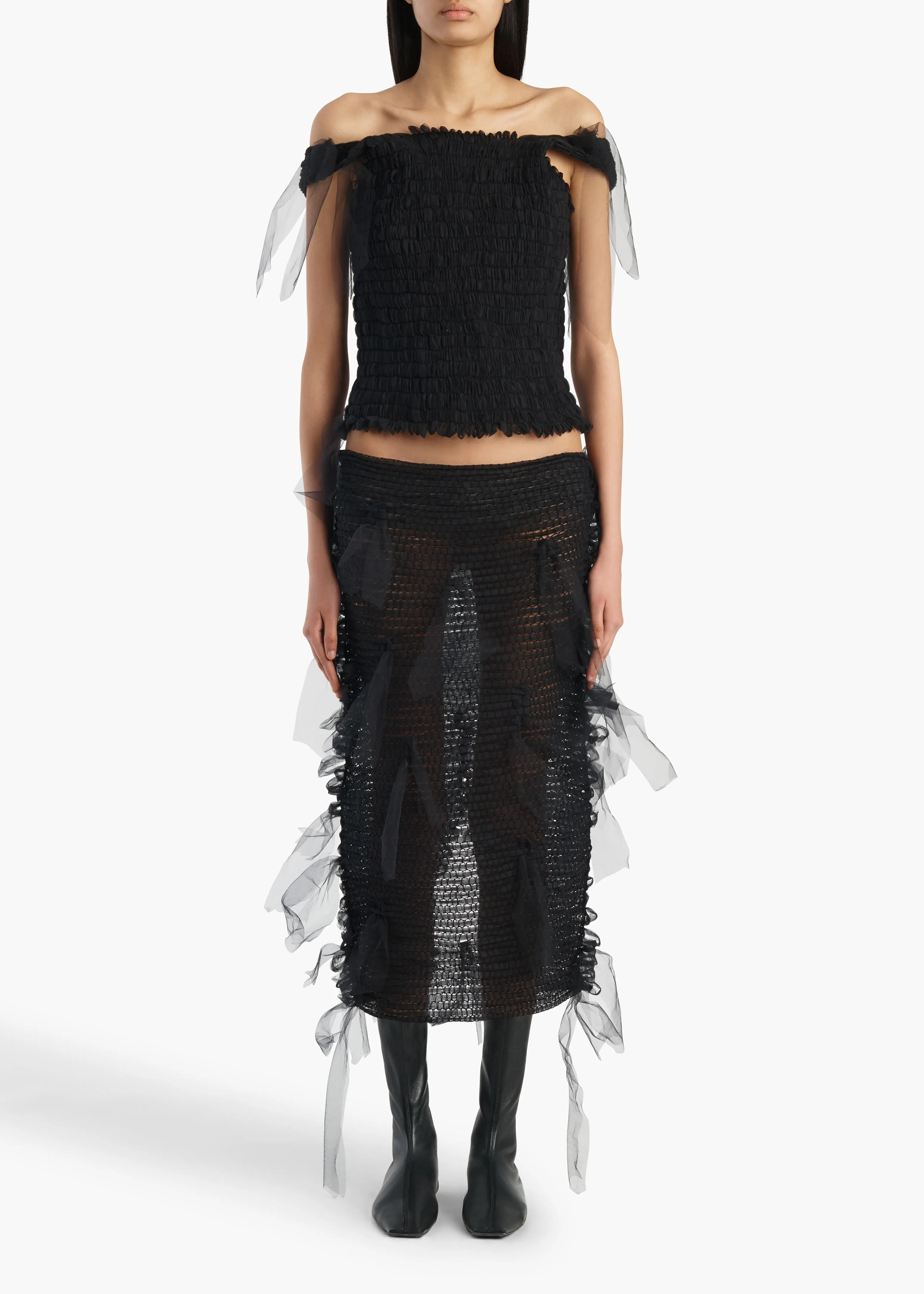 Bo Top in Black sold by KHAITE product image thumbnail 2
