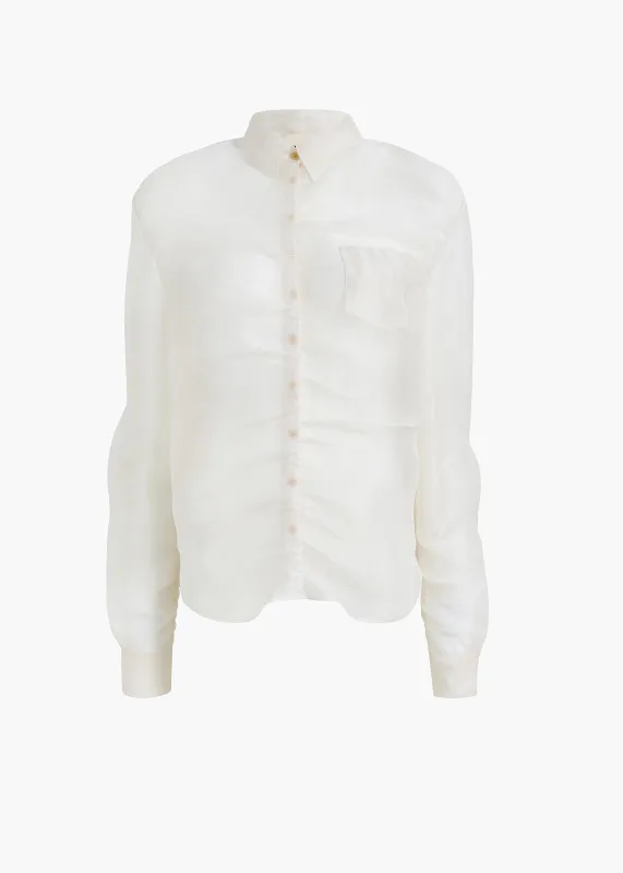 Allie Top in Chalk made by KHAITE
