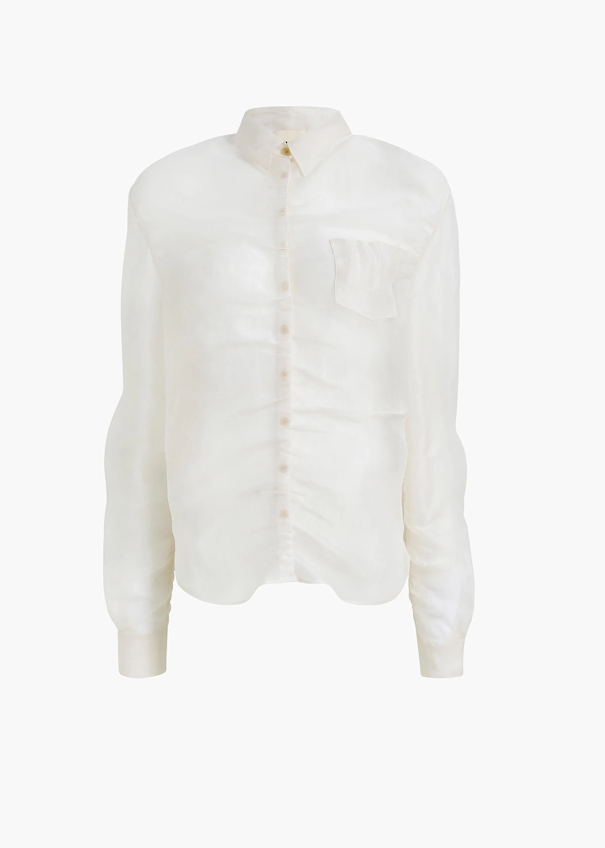 Allie Top in Chalk sold by KHAITE