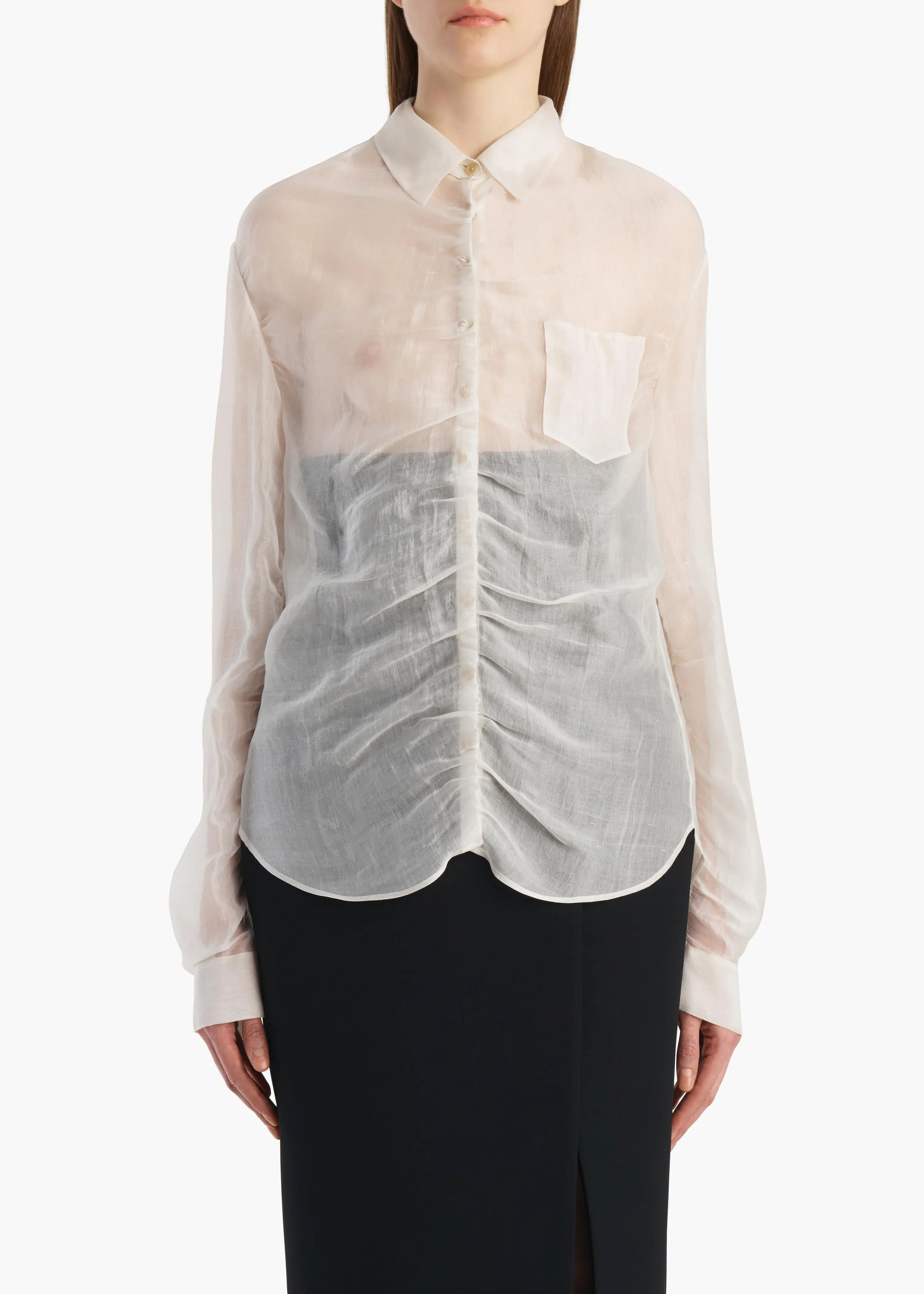 Allie Top in Chalk sold by KHAITE product image thumbnail 3