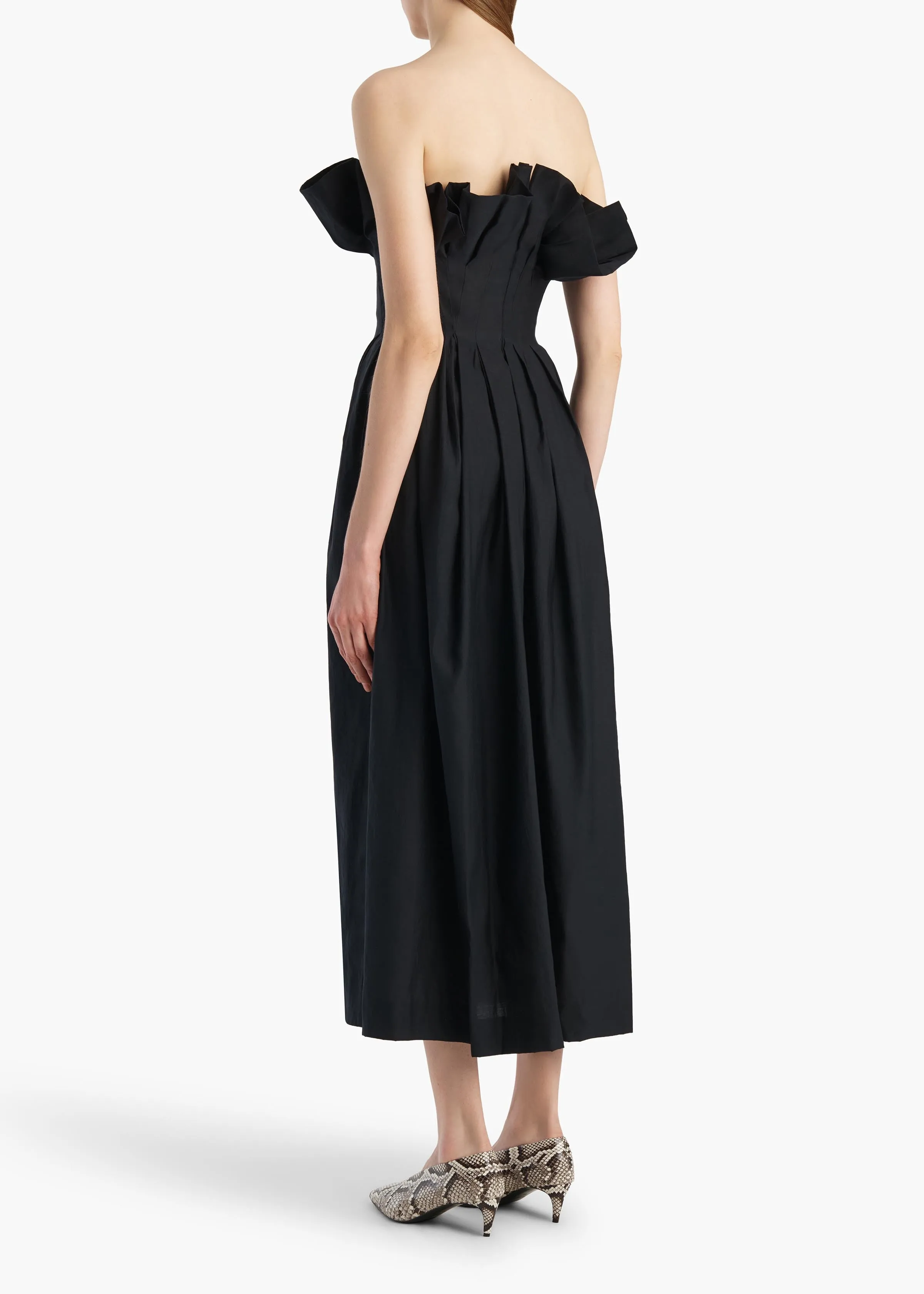Claude Dress in Black sold by KHAITE product image thumbnail 3